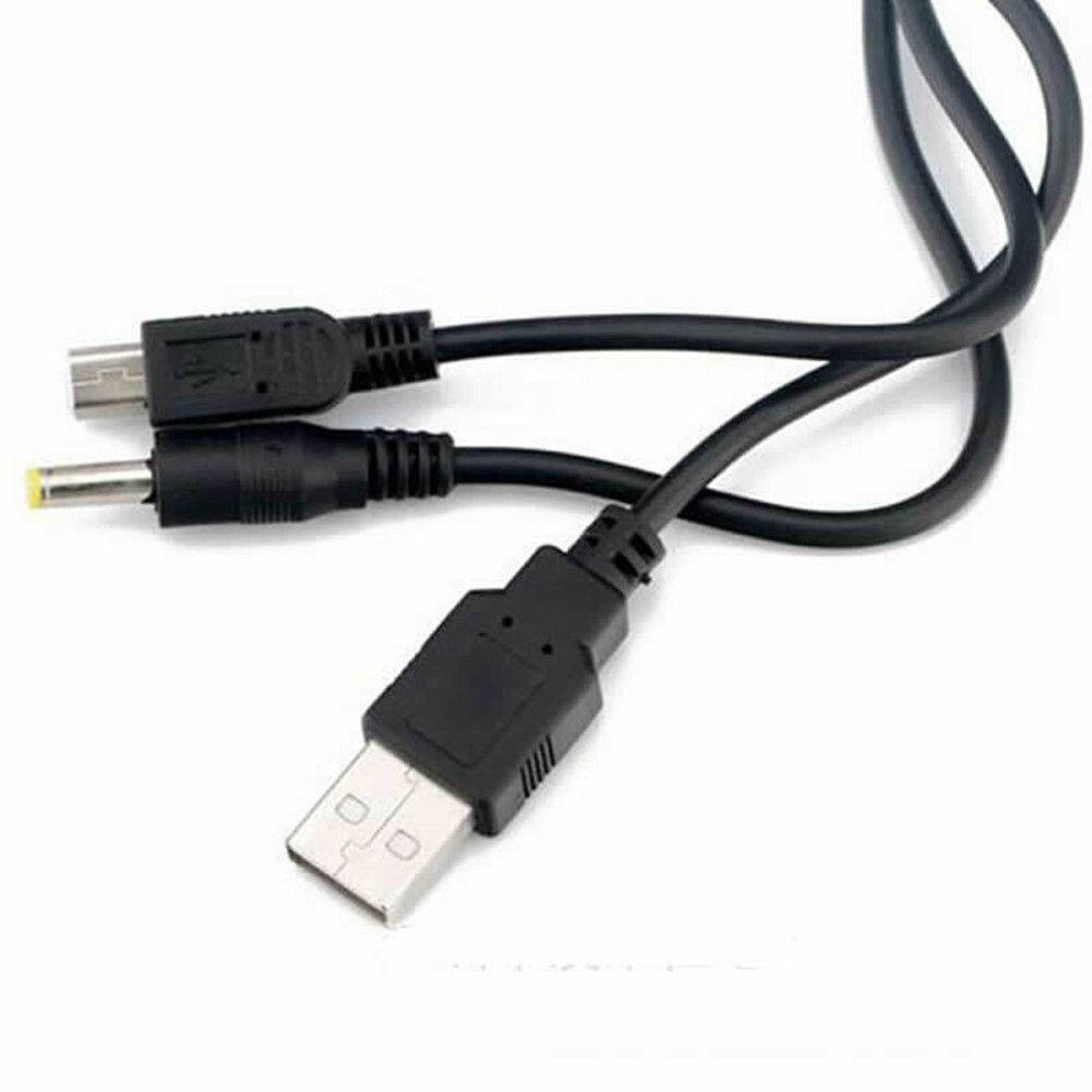 1.2m/4ft 2 In 1 USB Data Charging Cable Charger Cord For PSP1000 PSP2000 PSP3000
