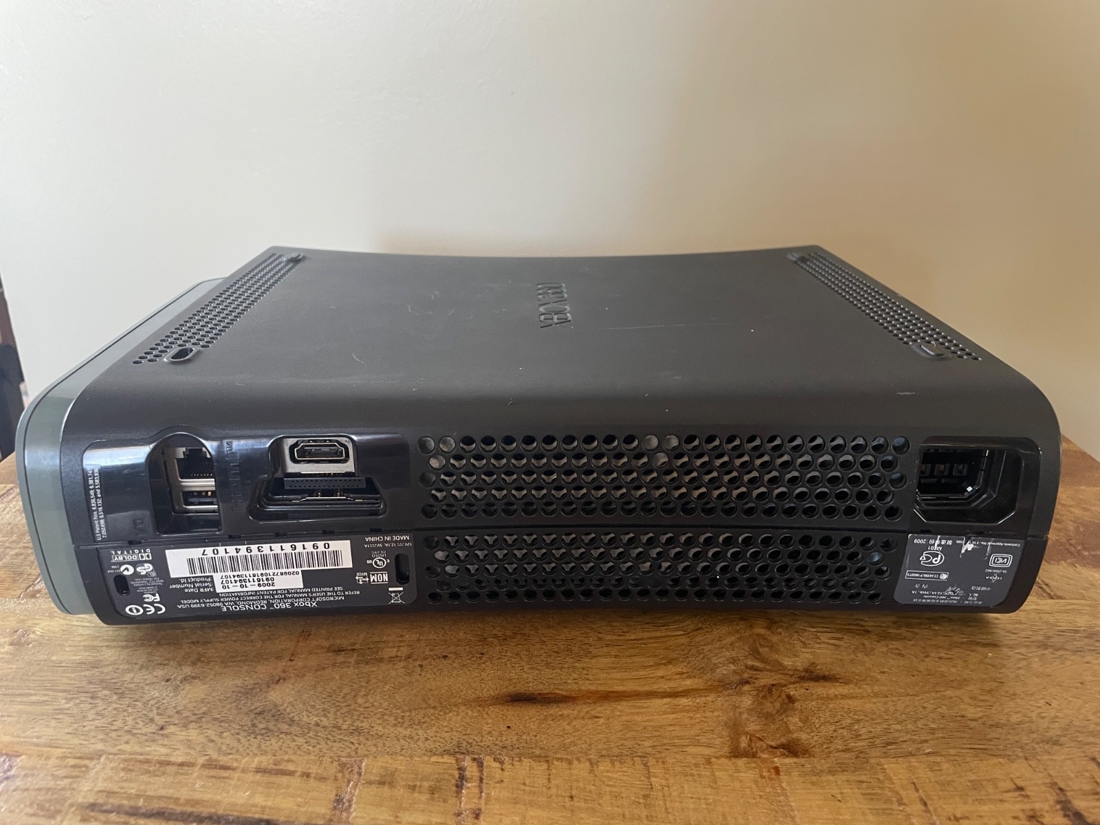 Xbox 360 Console With 60GB HDD Black Console – Tested & Works Great!