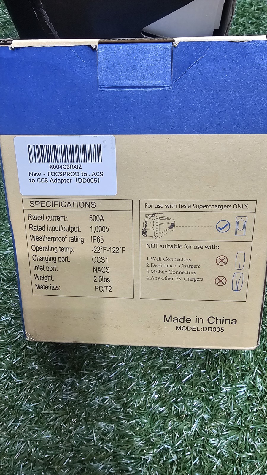 Tesla Supercharger Adapter, NACS to CCS Adapter, Fast Charge Your CCS1 EV at…