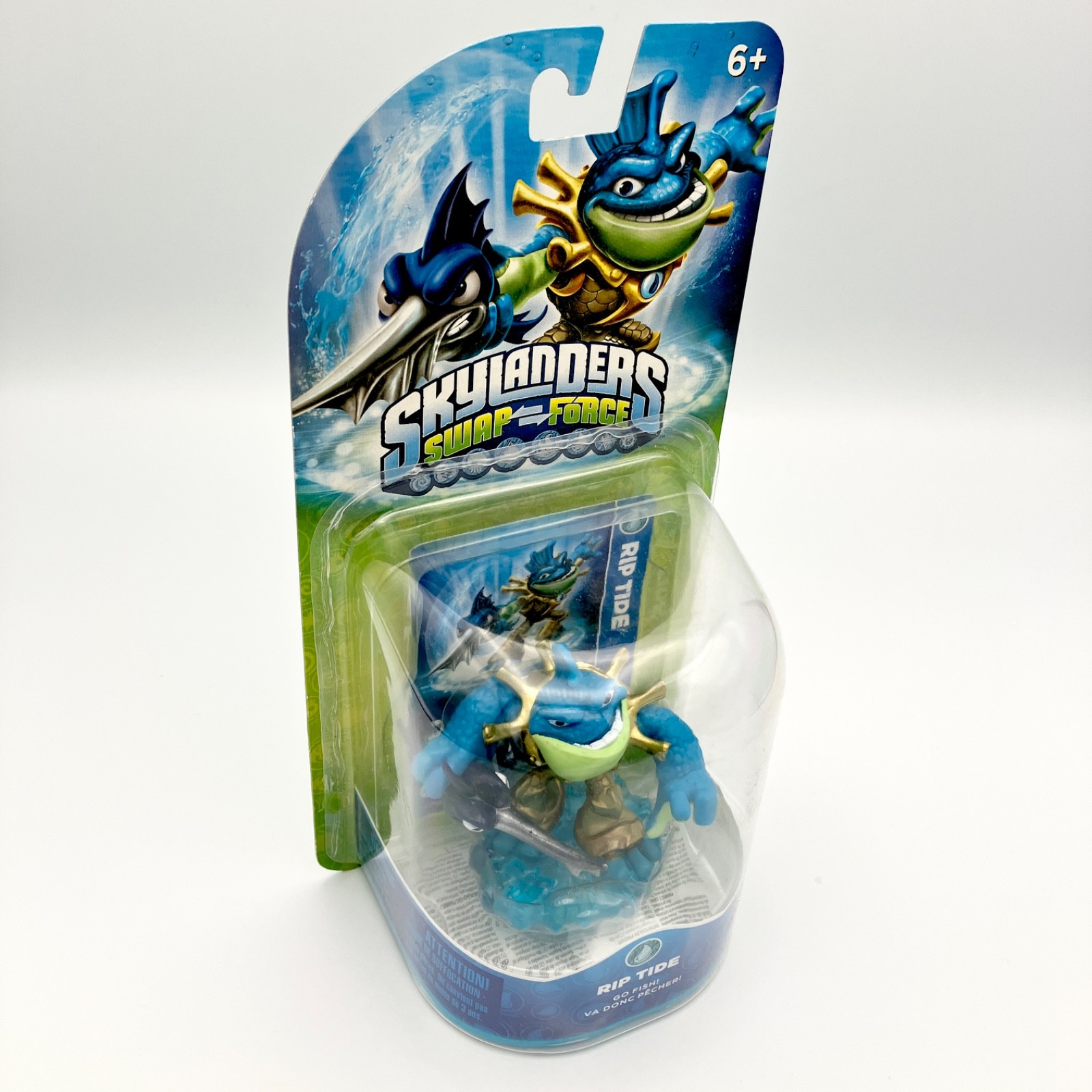 Skylanders Swap Force Rip Tide Figure Character NIB Activision ~ Reglued Backing