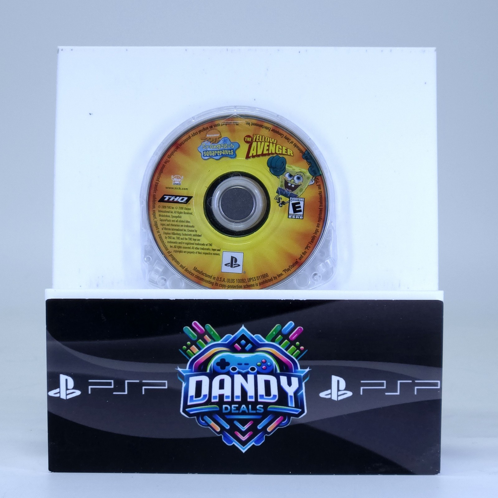 SpongeBob SquarePants The Yellow Avenger Tested – PSP