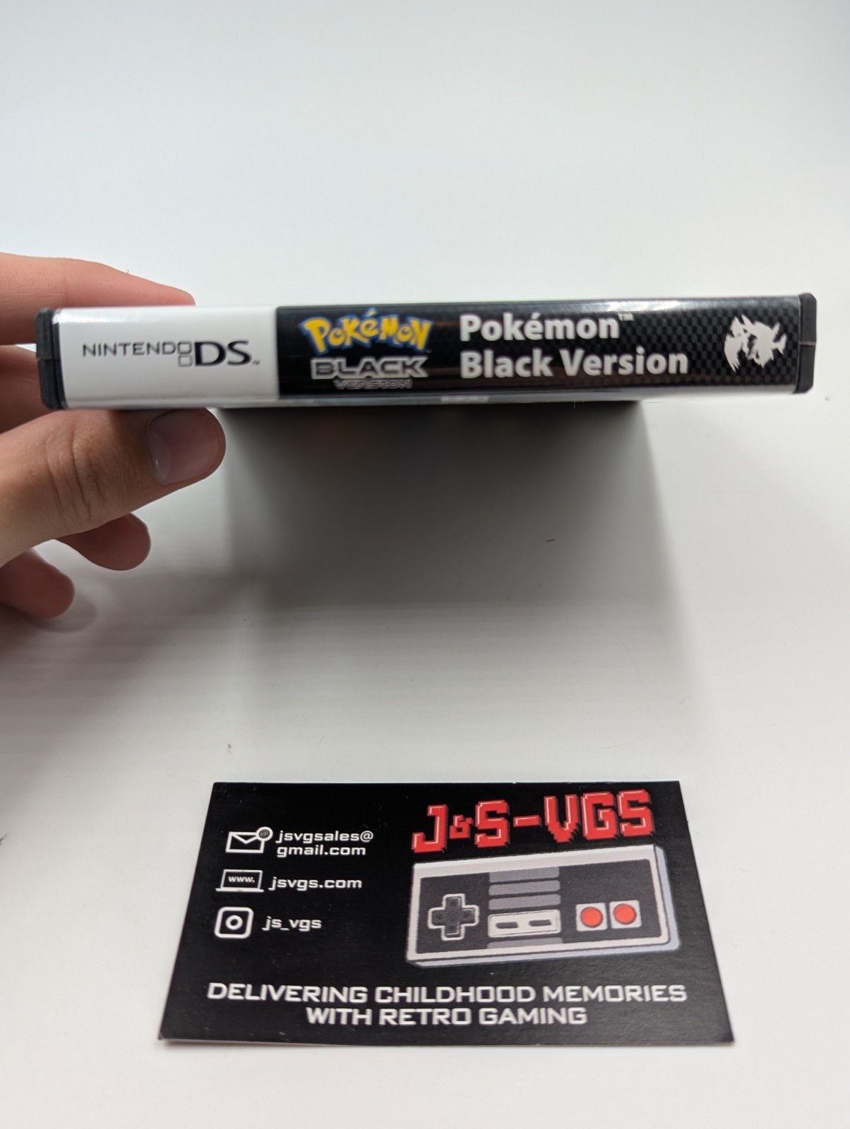 Nintendo DS Pokémon Black Version CIB Inserts No Manual Authentic OEM #3