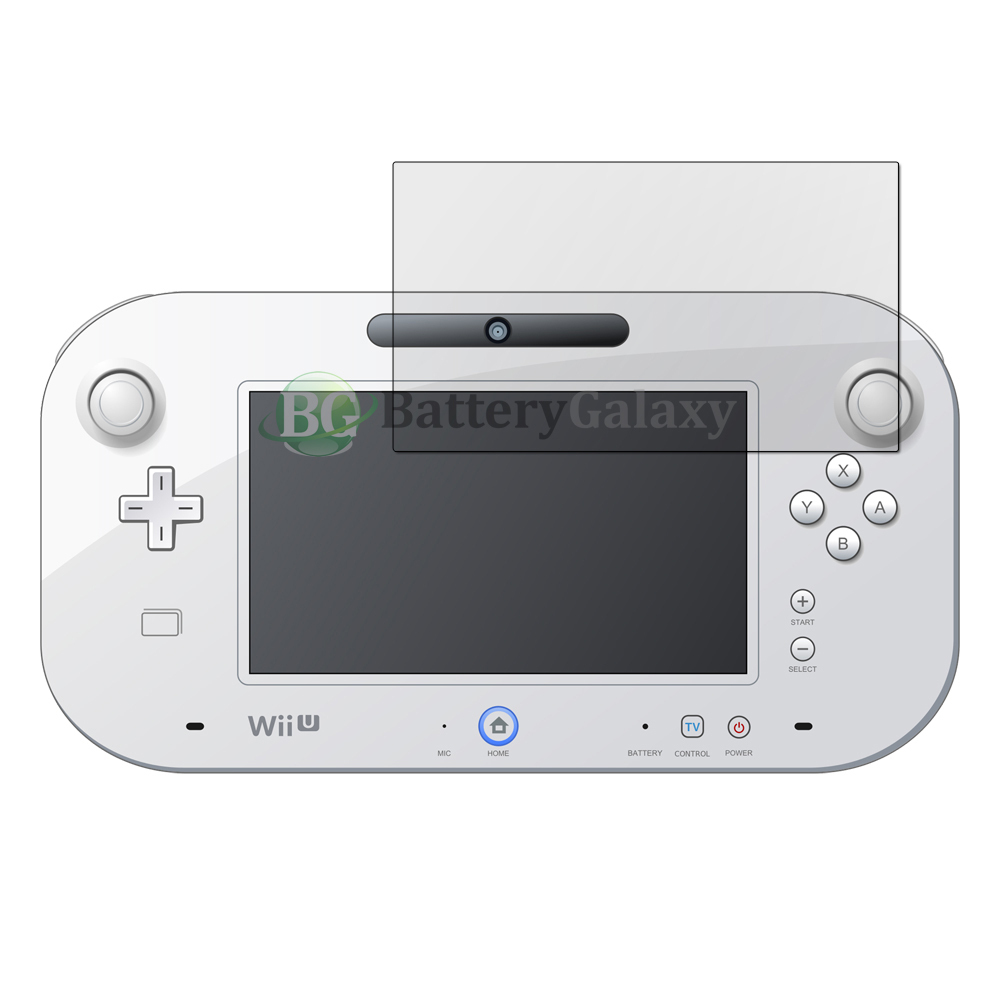 1 3 6 10 Lot LCD Ultra Clear HD Screen Protector for Nintendo Wii U GamePad HOT!