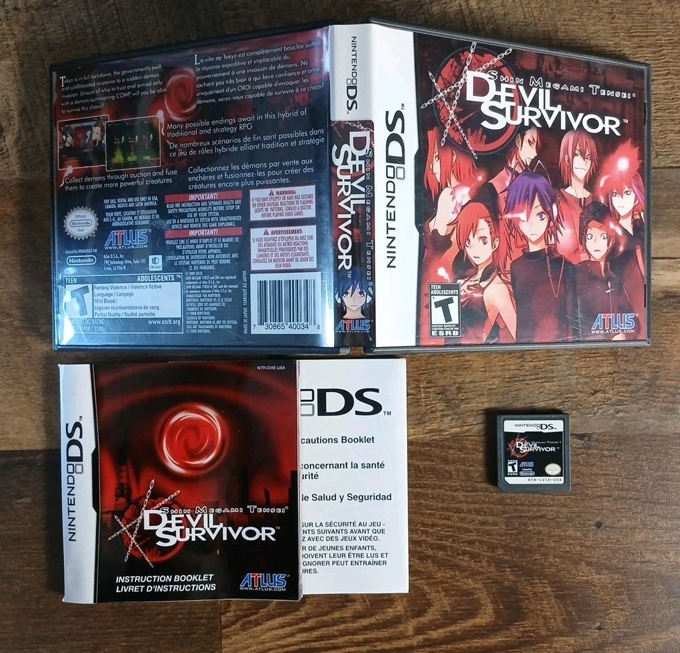 Shin Megami Tensei: Devil Survivor (Nintendo 3DS) CIB – Tested