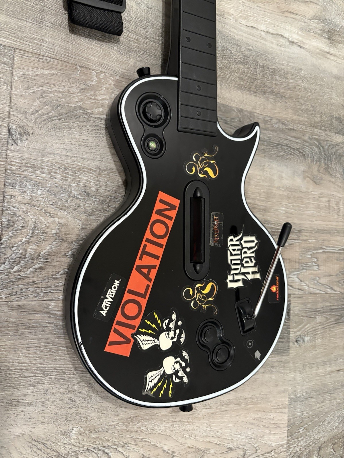 RedOctane Guitar Hero Les Paul Wireless Controller Xbox 360 Tested New Switches