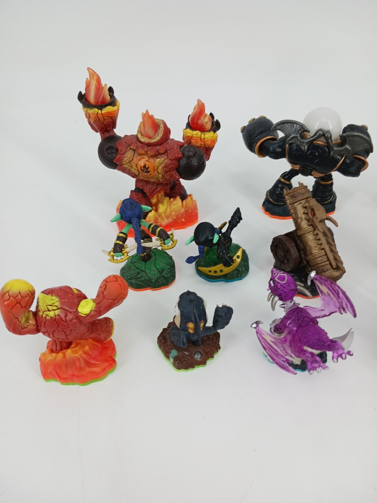Skylanders Phantom Cynder Eye-Brawl Boomer Rip Tide Assorted Figure Lot 14 SL14