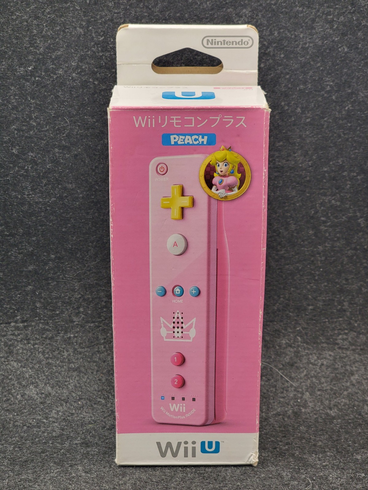 Princess Peach Nintendo Wii Motion Plus Remote Controller Pink in Box