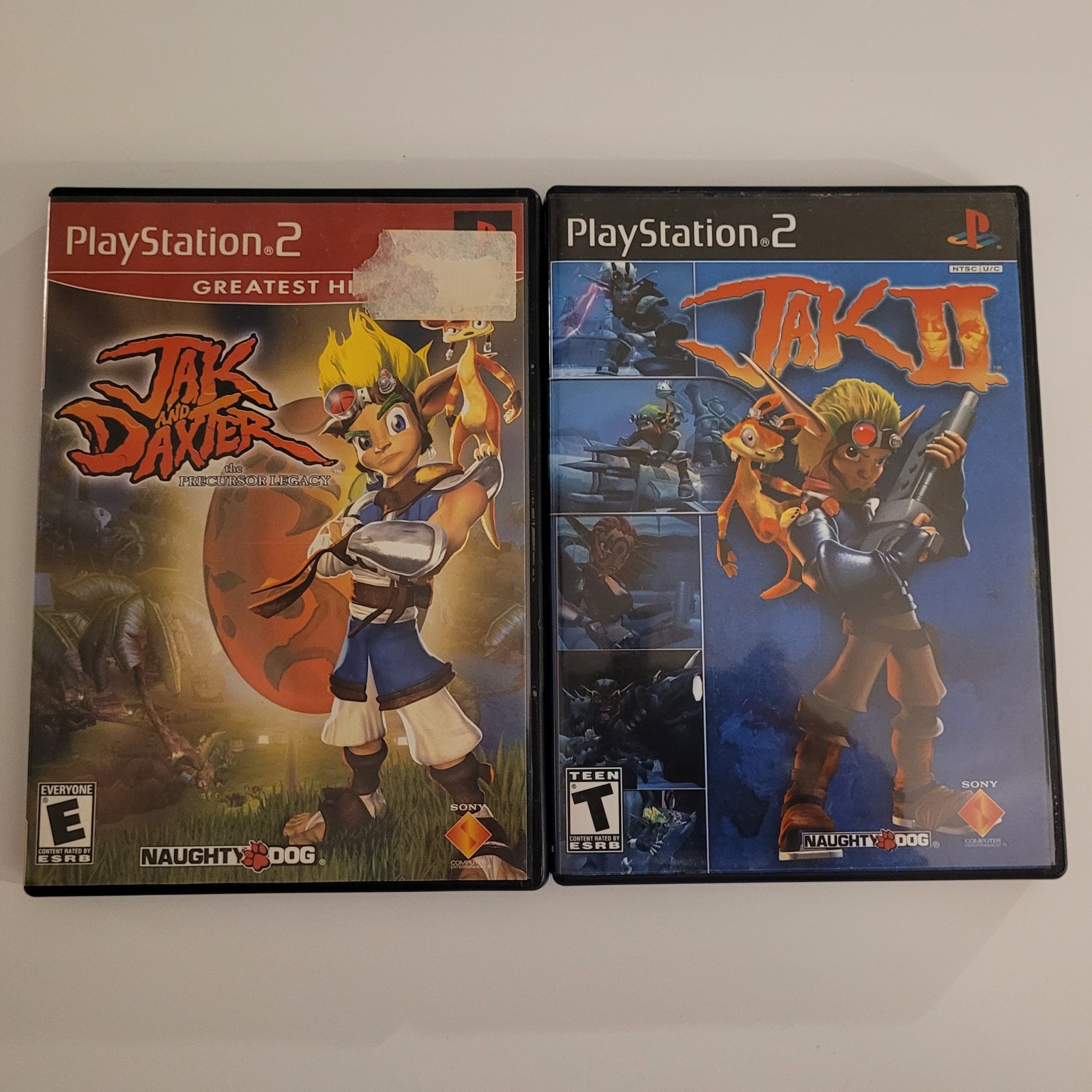Jax & Daxter Bundle Jak 1 + 2 – Sony PlayStation 2 PS2 CIB Lot Tested