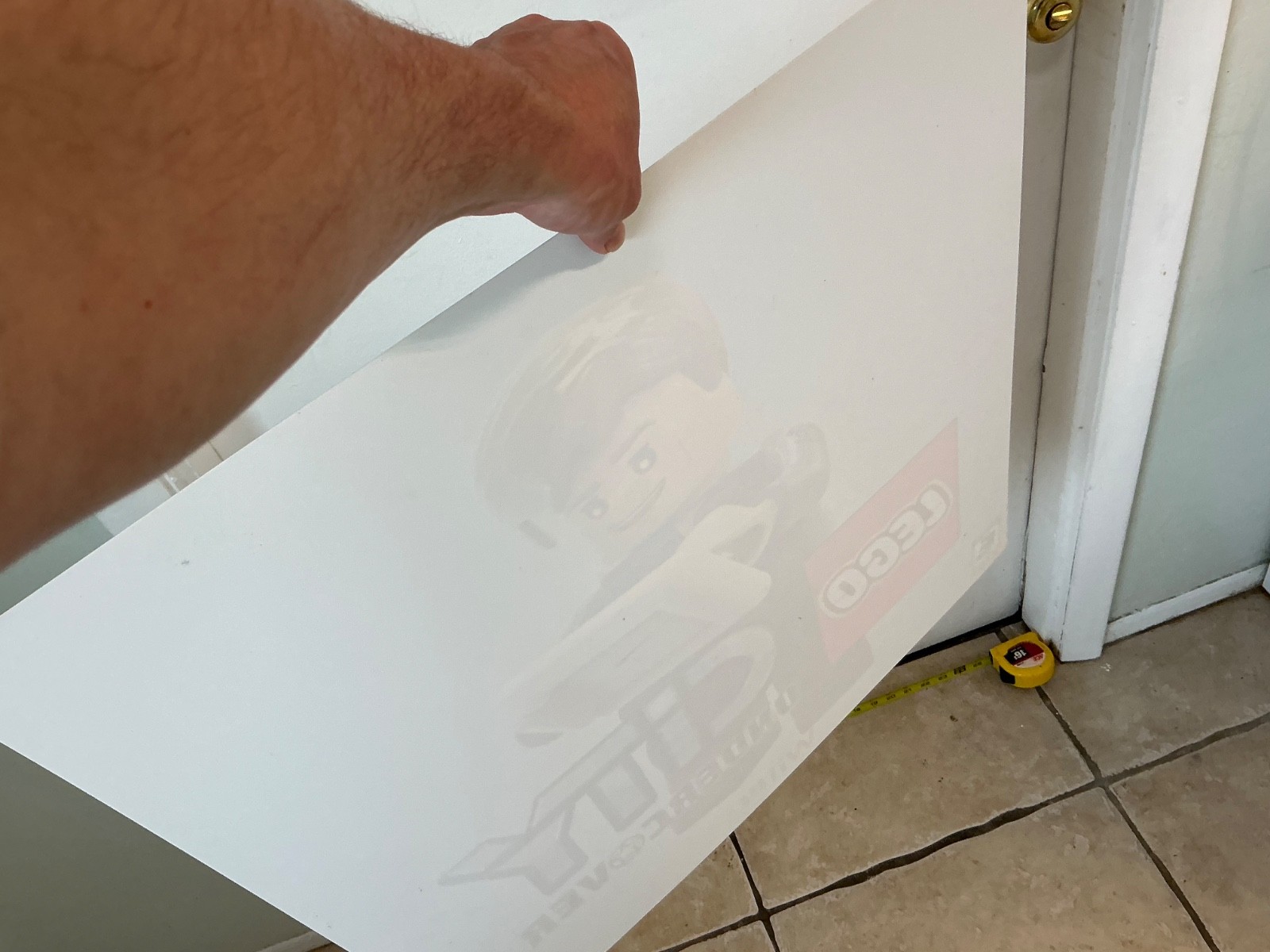 Nintendo Wii U Lego City Undercover Game Store Promotional Vinyl Poster