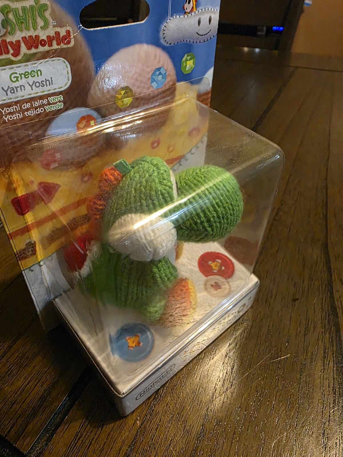 Nintendo amiibo Green Yarn Yoshi Collectible Figure Yoshi’s Woolly World 2015