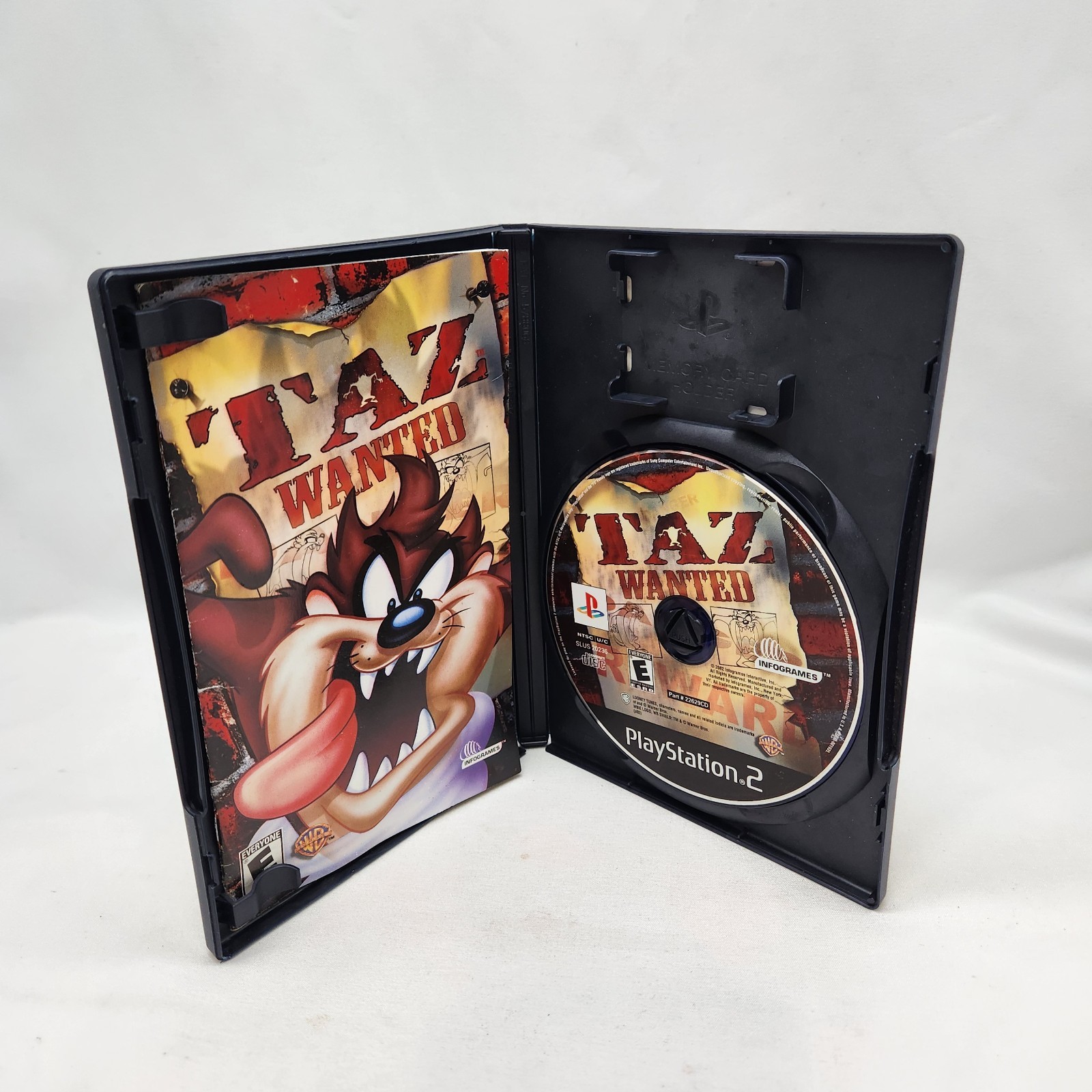 Taz: Wanted Sony PlayStation 2 PS2 Warner Bros Arcade Video Game Complete