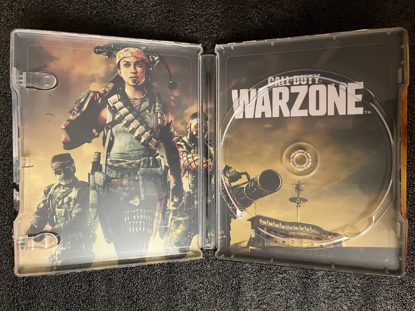 Call of Duty Warzone PS4/PS5/XBOX Custom-Made G2 Steelbook Case (No Game)