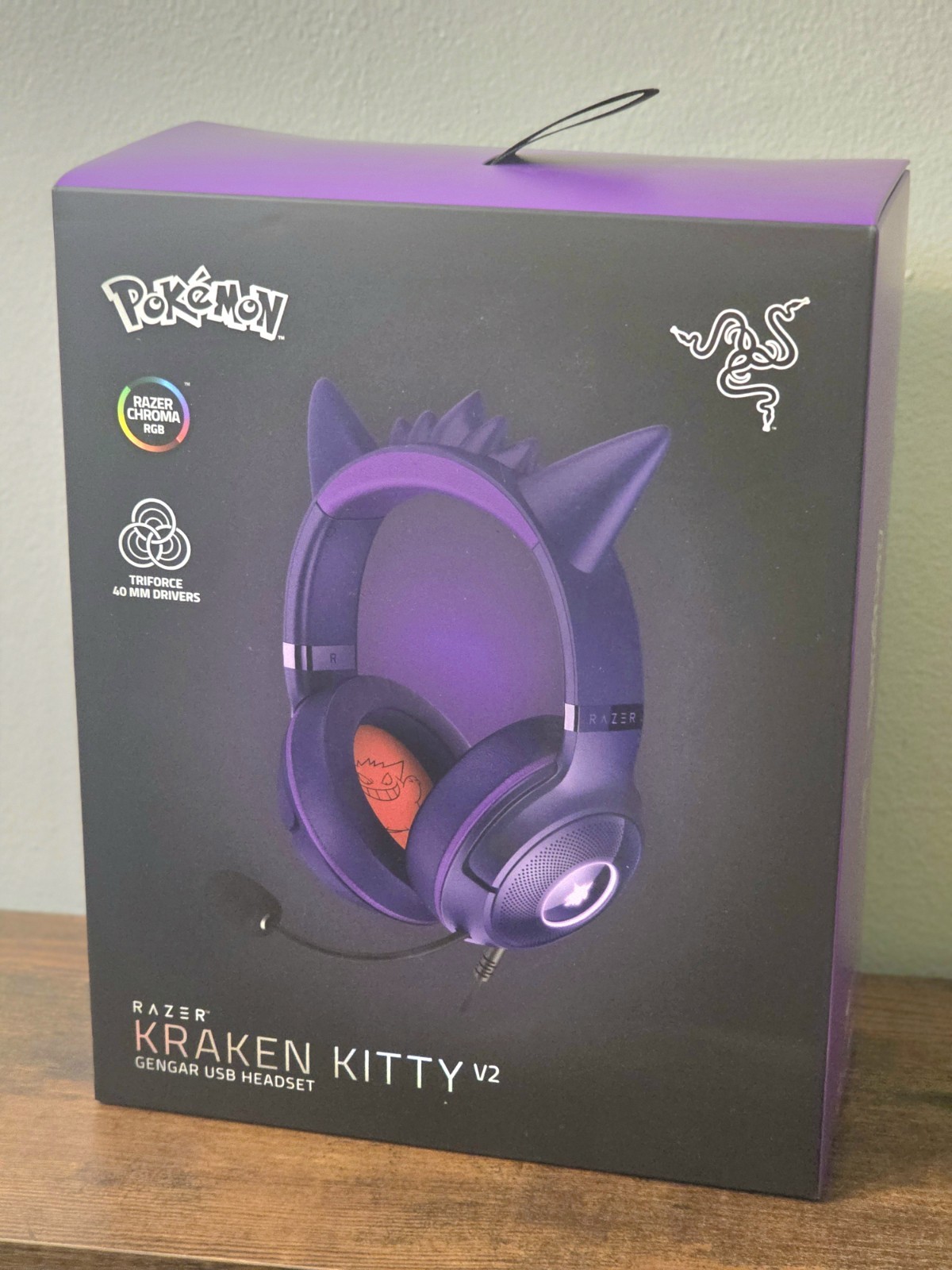 Razer Kraken Kitty V2 – Pokemon Gengar Limited Edition Headset