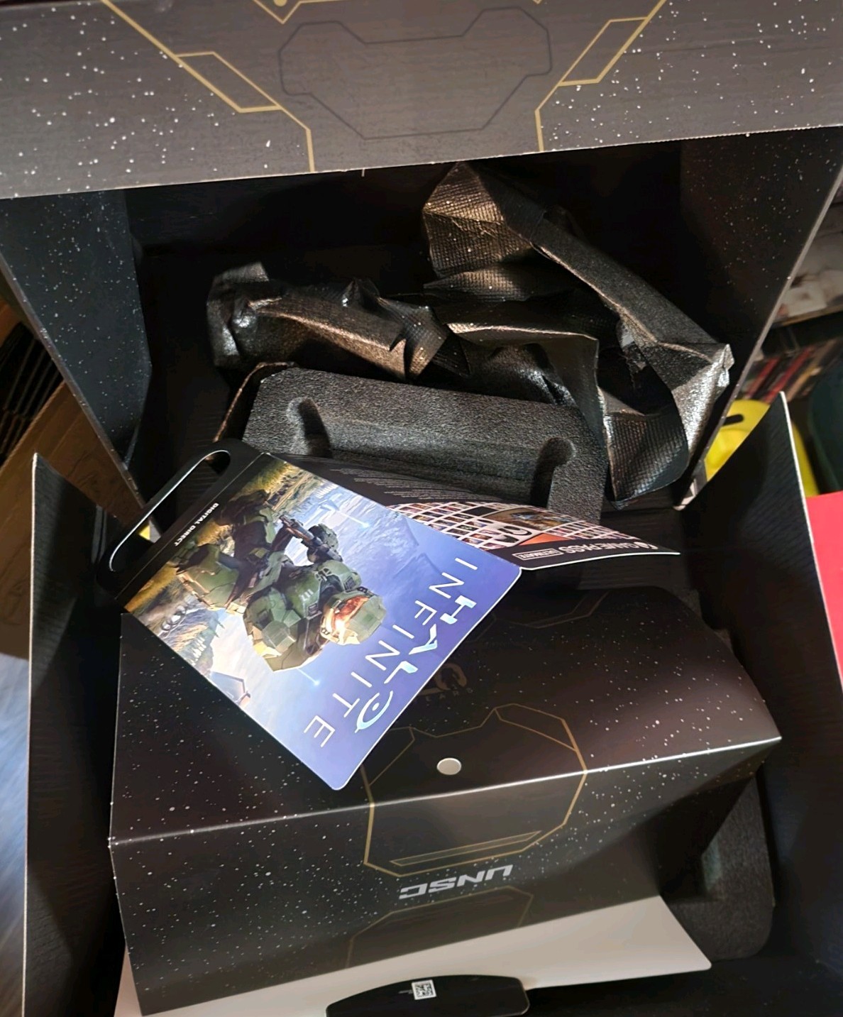 Xbox Series X Halo Infinite Limited Edition Console Box w Styrofoam inserts Only