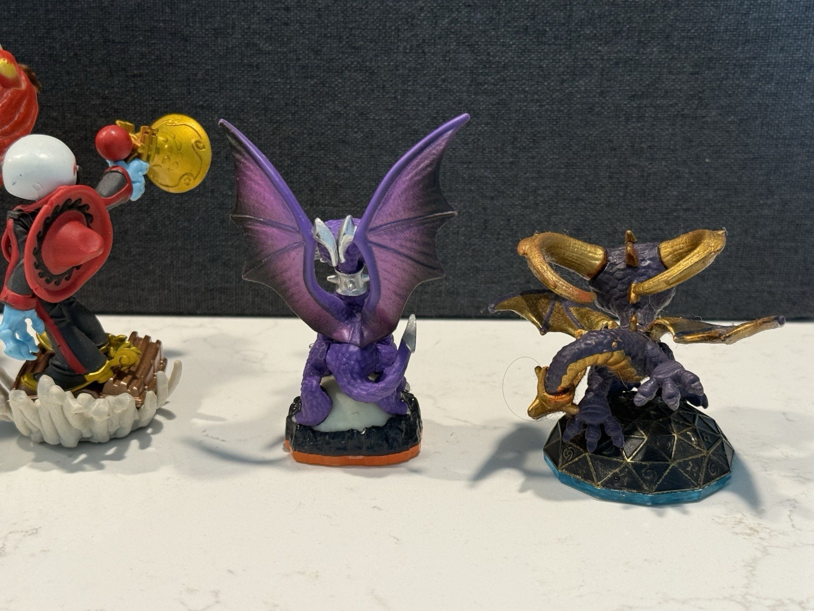 Skylanders Lot of 5 Tree Rex Fright Rider Cynder Spyro Jet-Vac Vehicle Figures