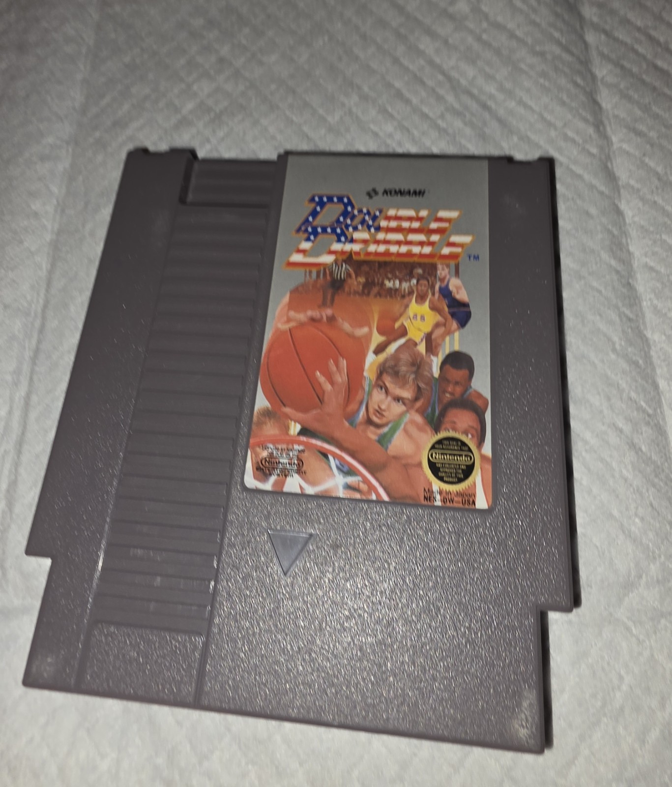Konami Double Dribble (Nintendo NES) Box Included 1987 NTSC-U/C Basketball