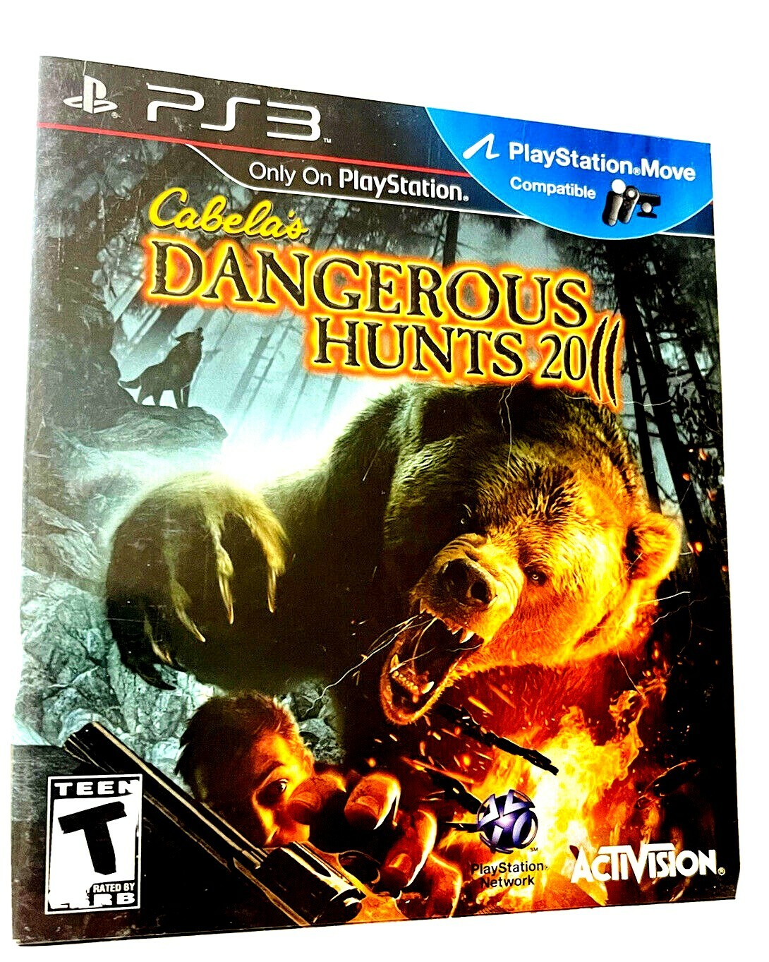PS3 Cabela’s Dangerous Hunts 2011 PlayStation 3 W/ 3D Glasses, Disc Is Excellent
