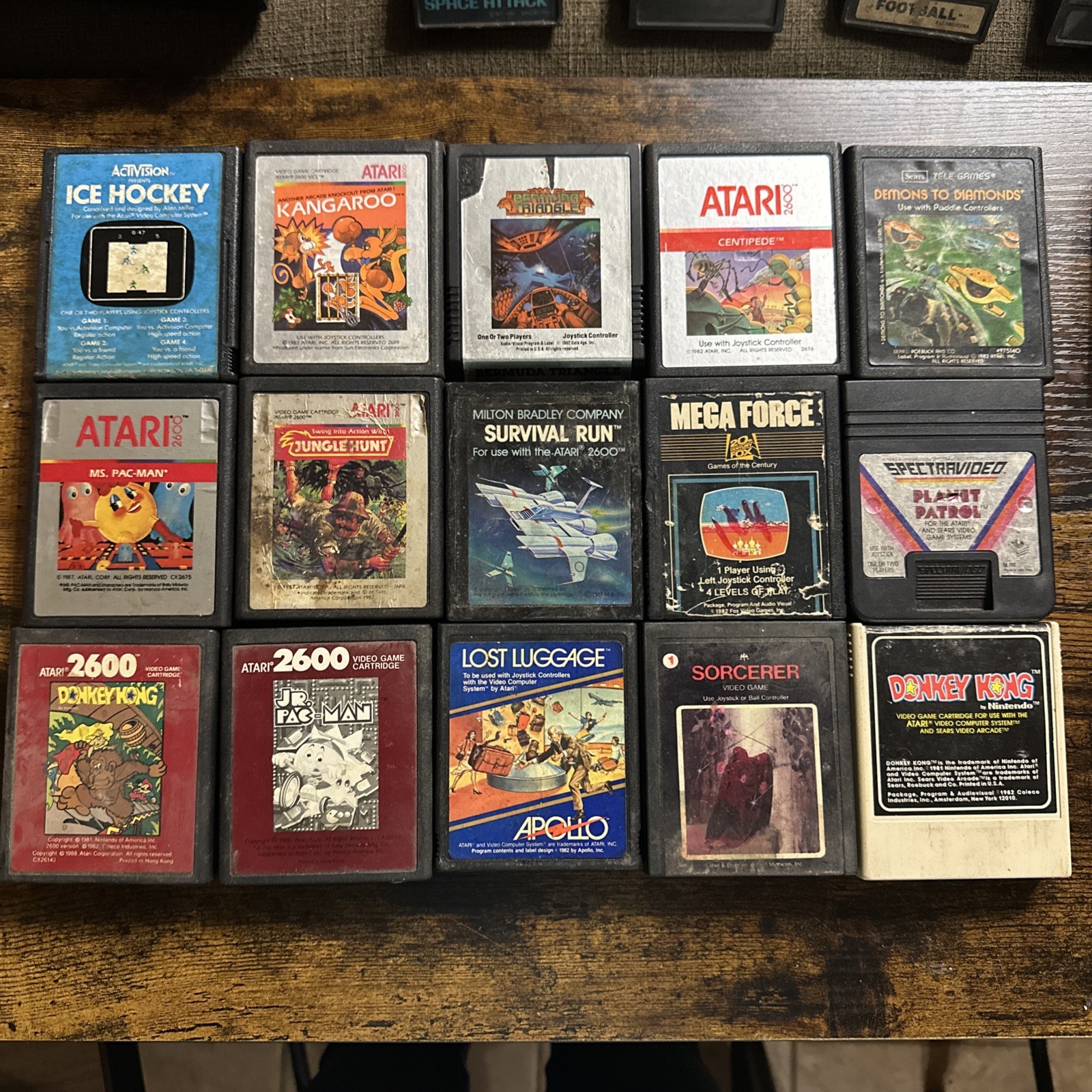 Vintage Atari Game Lot 92 Games Atari 2600 400 800 Activision CBS Untested