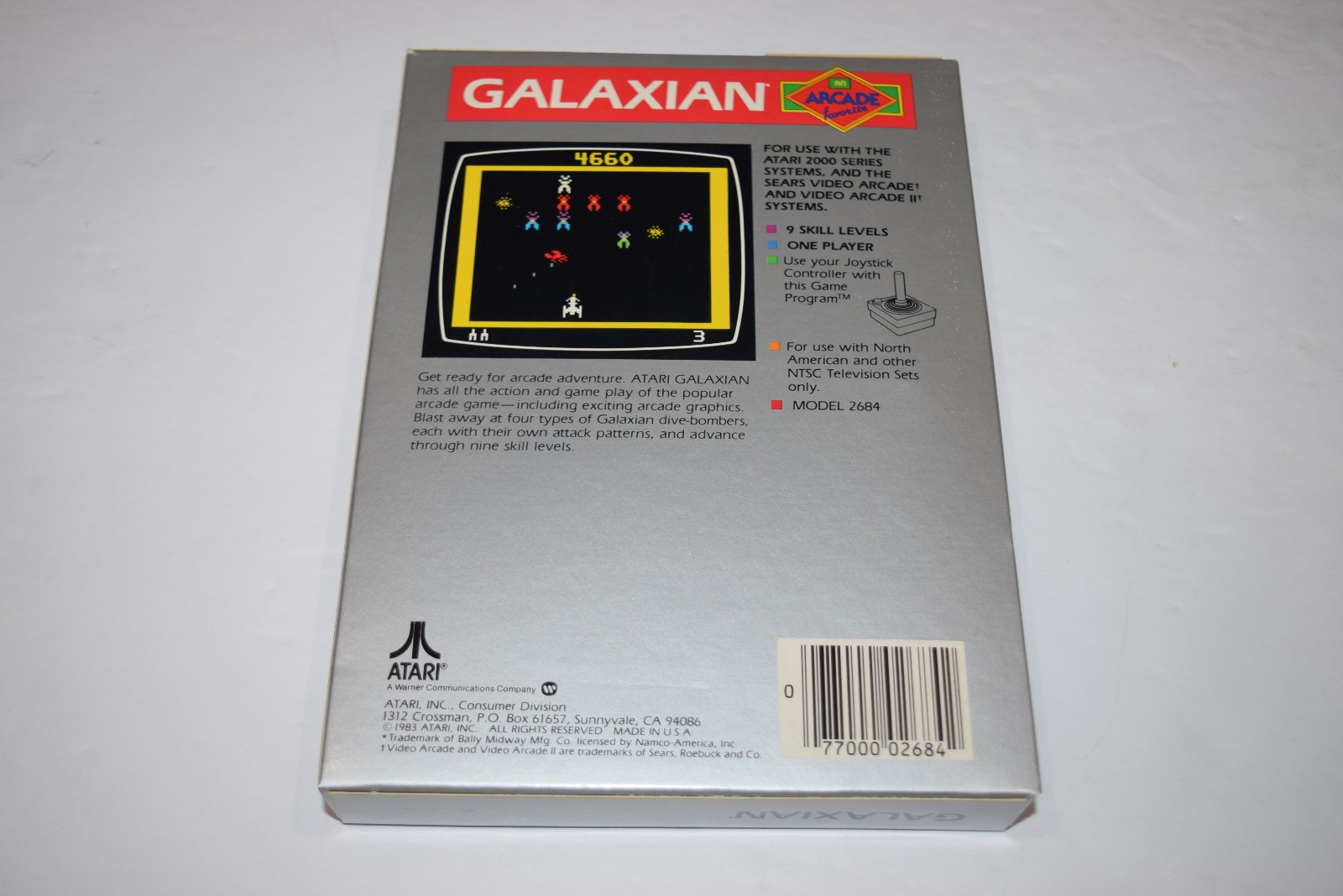 Galaxian Comic Book Bundle Atari 2600 Video Game 1983 New in Factory Sealed Box
