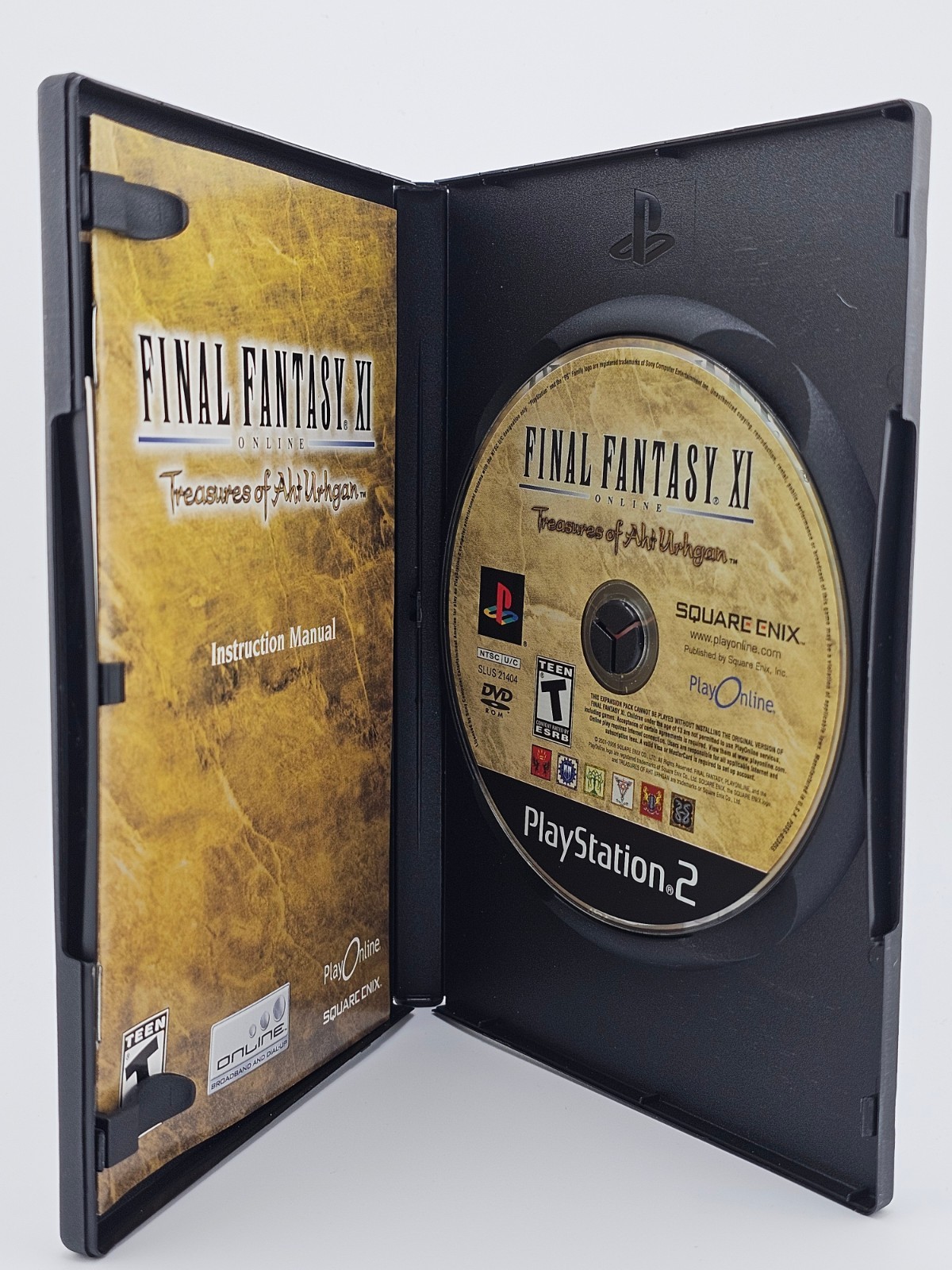 Sony Playstation 2 PS2 Final Fantasy Online Treasures Of Aht Urhgan CIB Tested