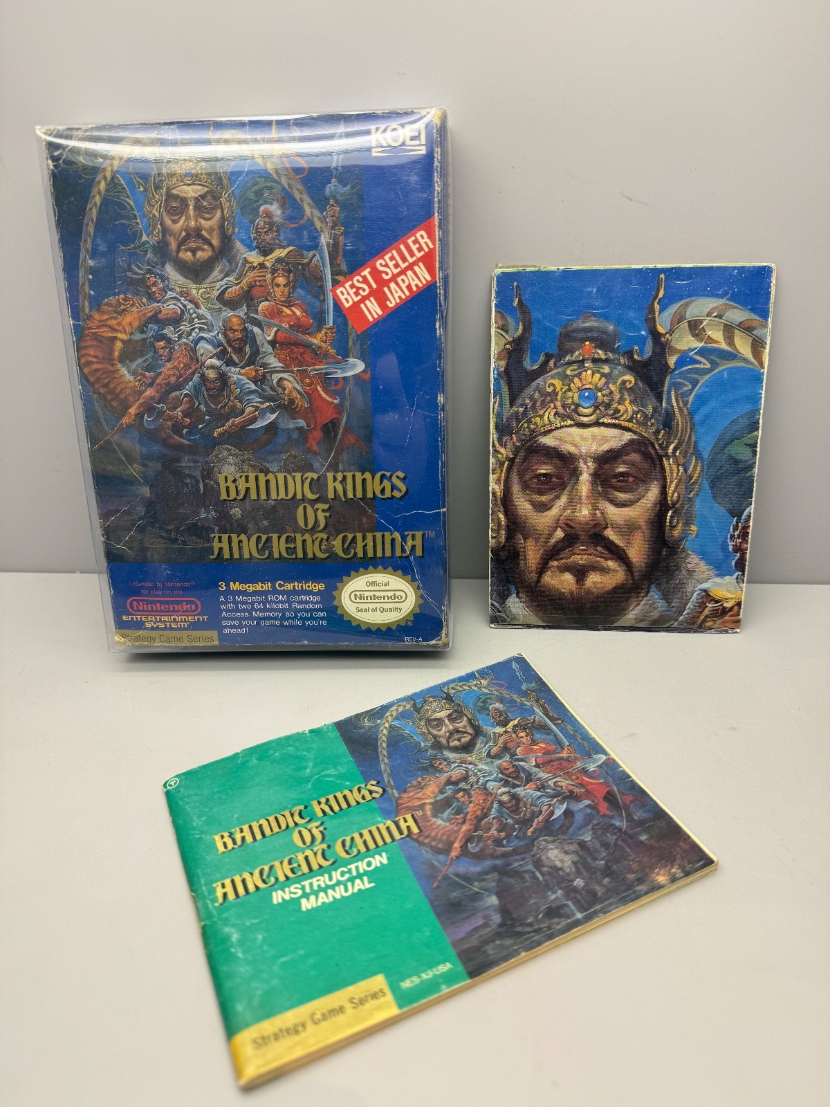 Bandit Kings of Ancient China Box Manual Poster ONLY