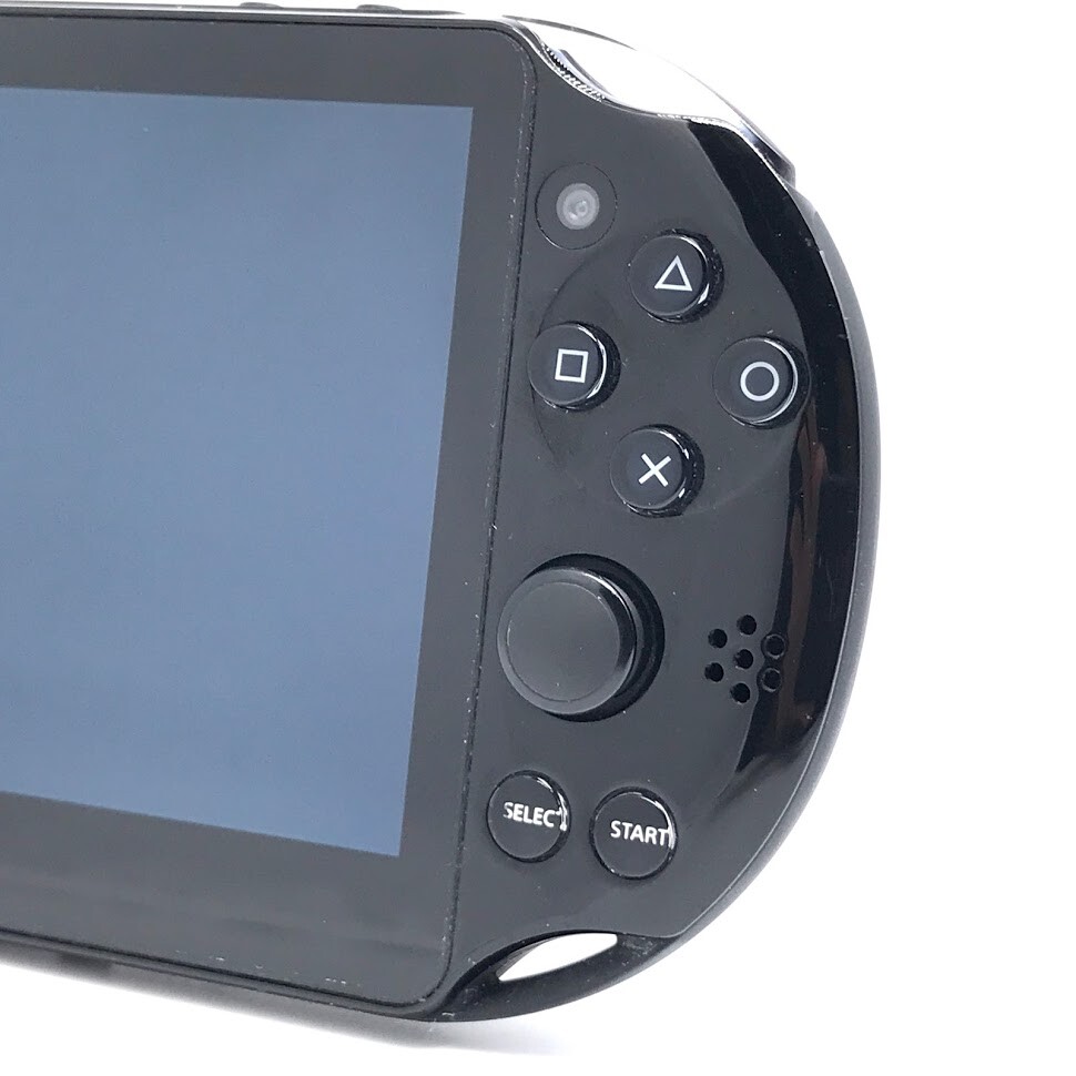 SONY PS Vita PCH-2000 Slim Black Wi-Fi LCD w/ Charger From Japan “Mint”