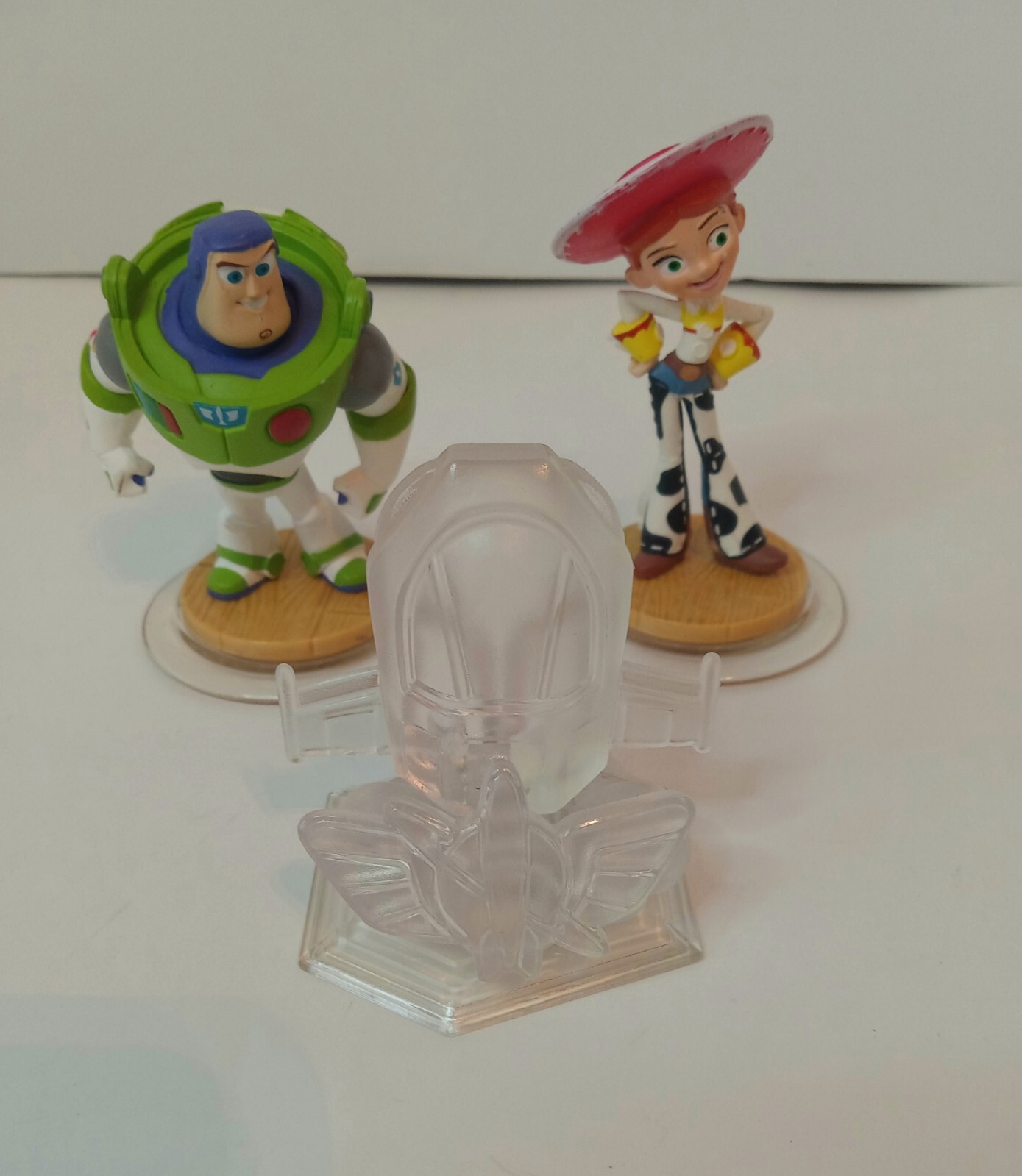 Disney Infinity 2.0 PIXAR TOY STORY Buzz & Jessie Figures With Crystal Lot