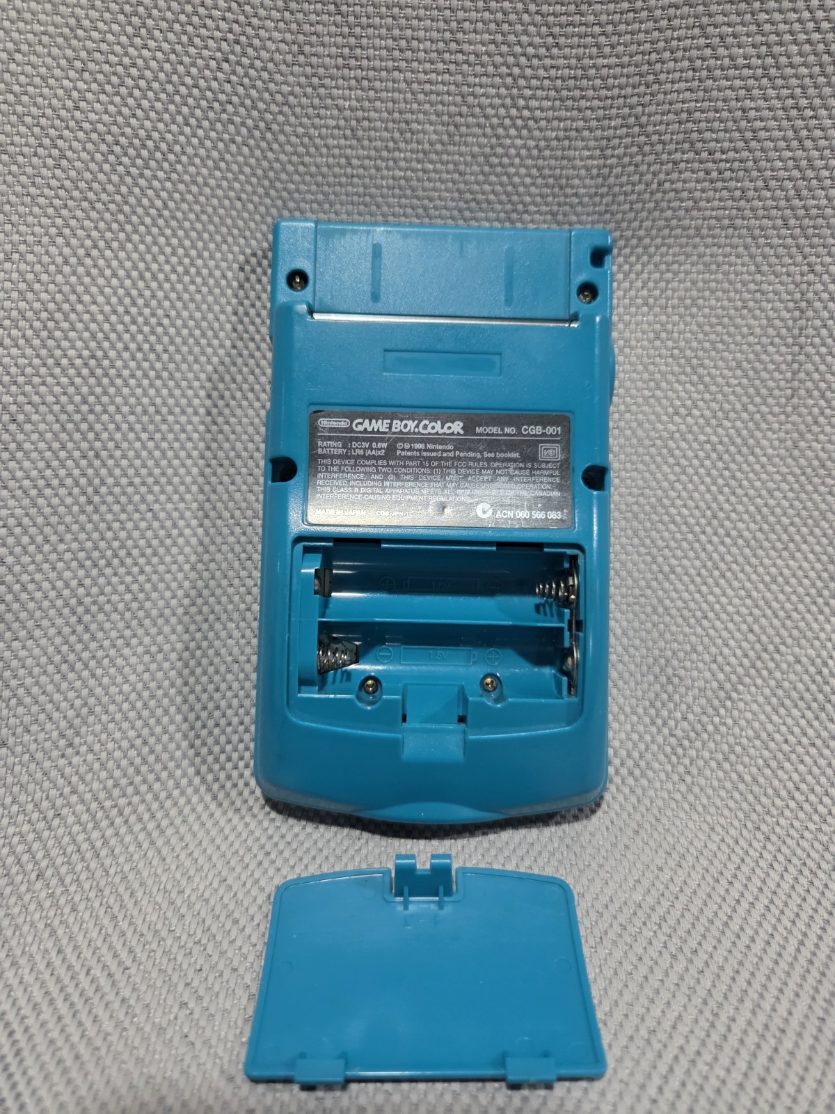 Nintendo Game Boy Color Teal CGB-001 Console Tested Working New Screen & Speaker