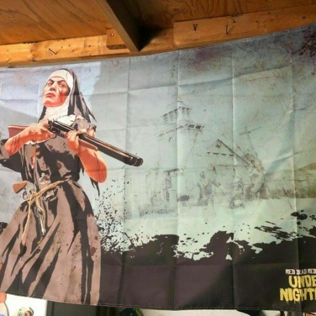Red Dead Redemption 2 Undead Nightmare 5X3FT Undead Flag RDRII