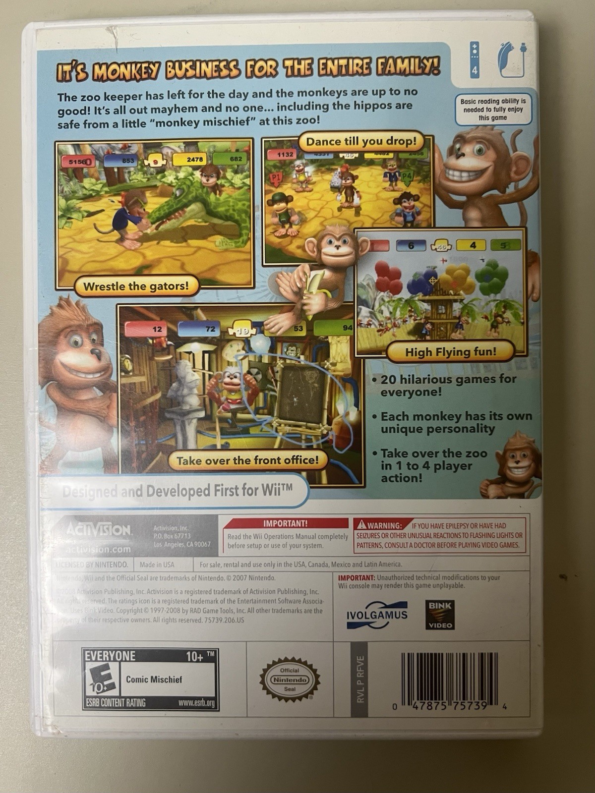 Monkey Mischief! – Nintendo Wii
