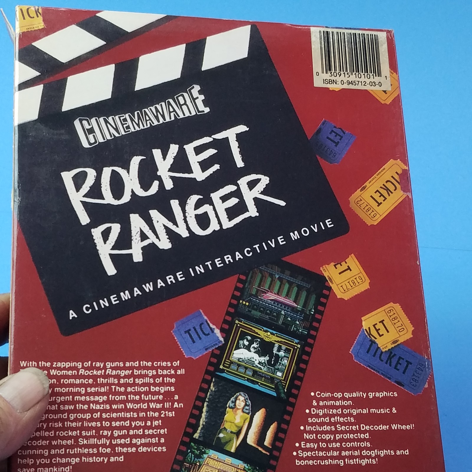 Rocket Ranger Commodore Amiga Disc Game By Cinemaware 1987