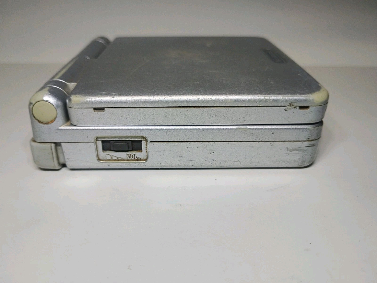 Nintendo Game Boy Advance SP Silver AGS-001 Console – Tested & Working W/Charger