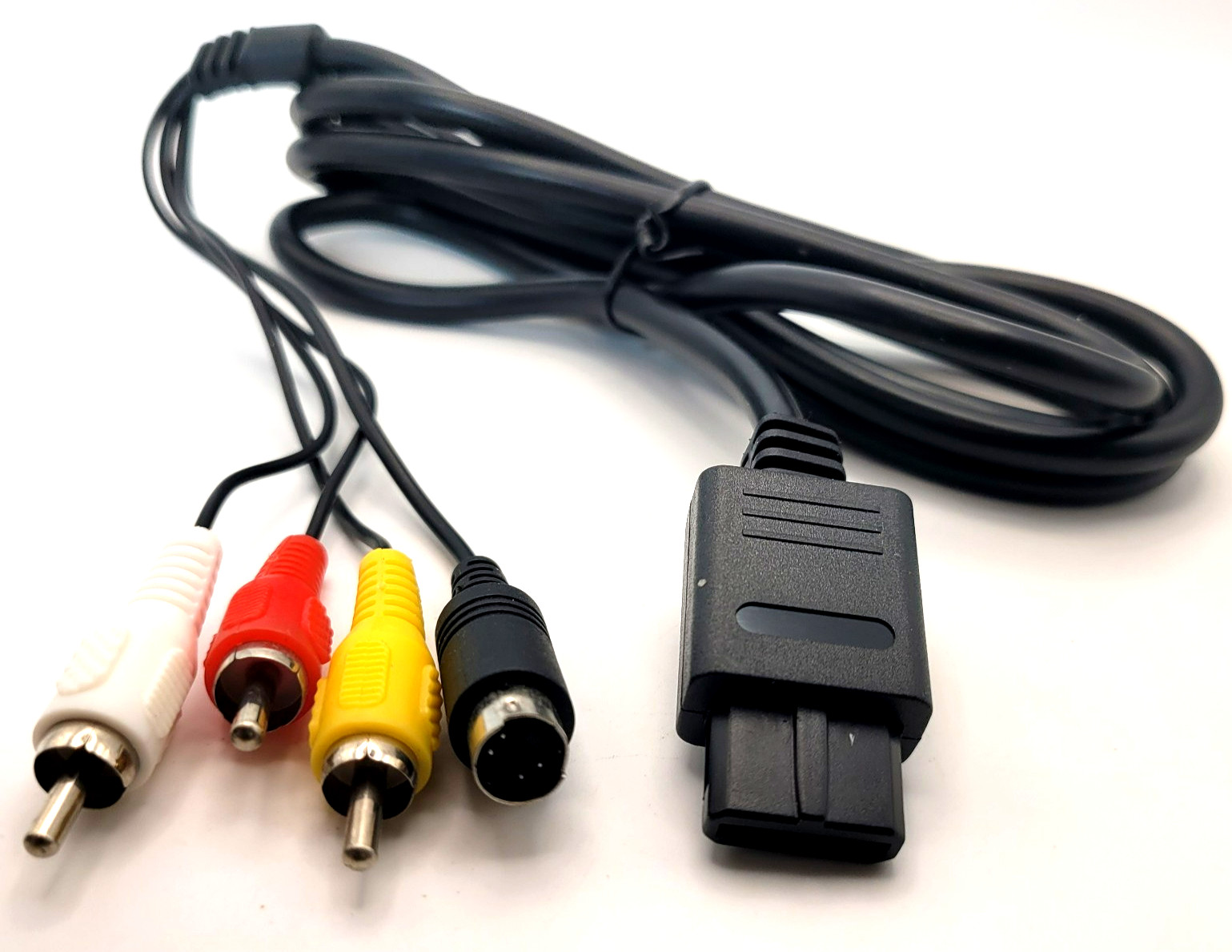 N64 SNES Gamecube S-Video A/V Composite Audio Video Stereo Cable Cord (6 Feet)