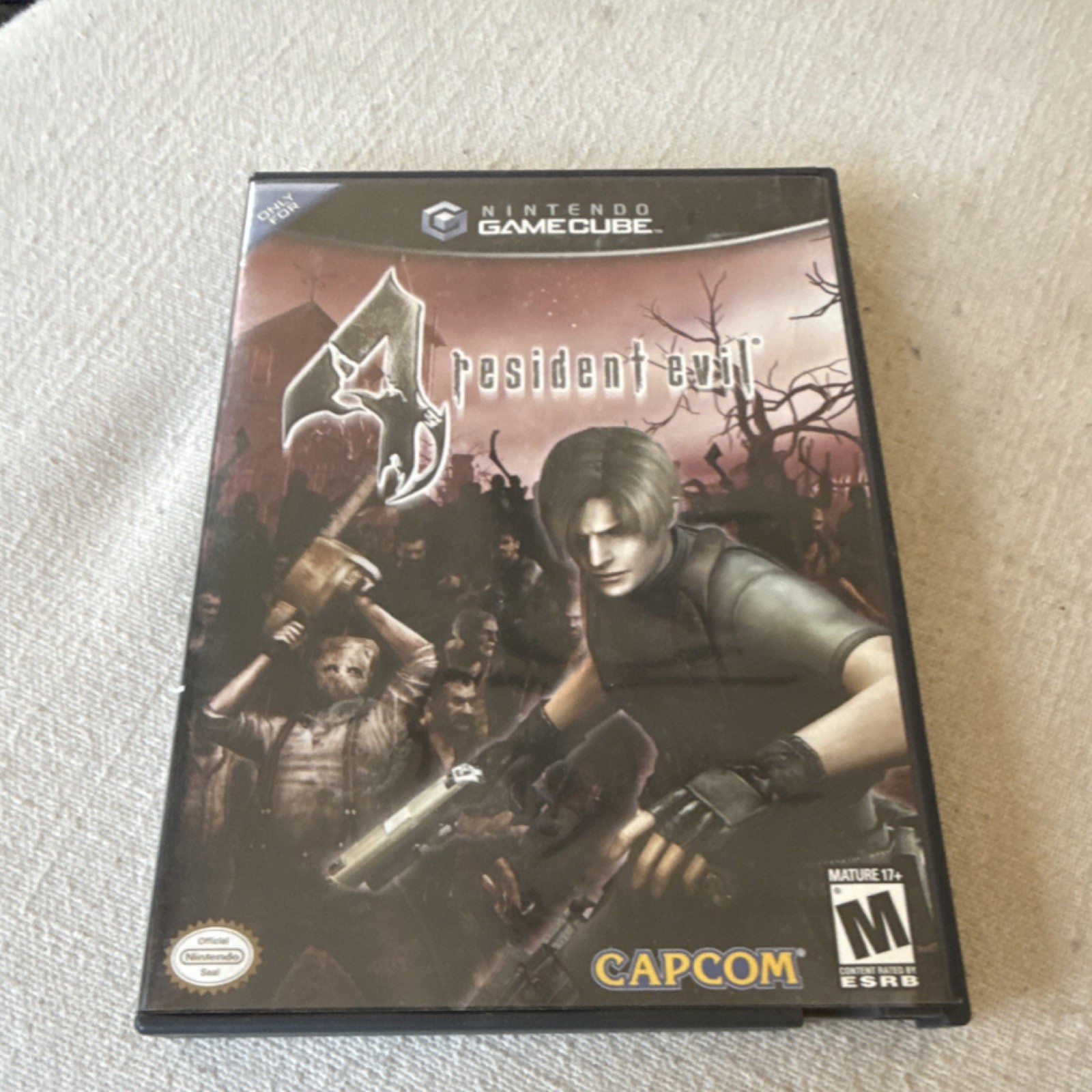 Nintendo GameCube Resident Evil 4 Original DVD Keep Case for GameCube by Capcom
