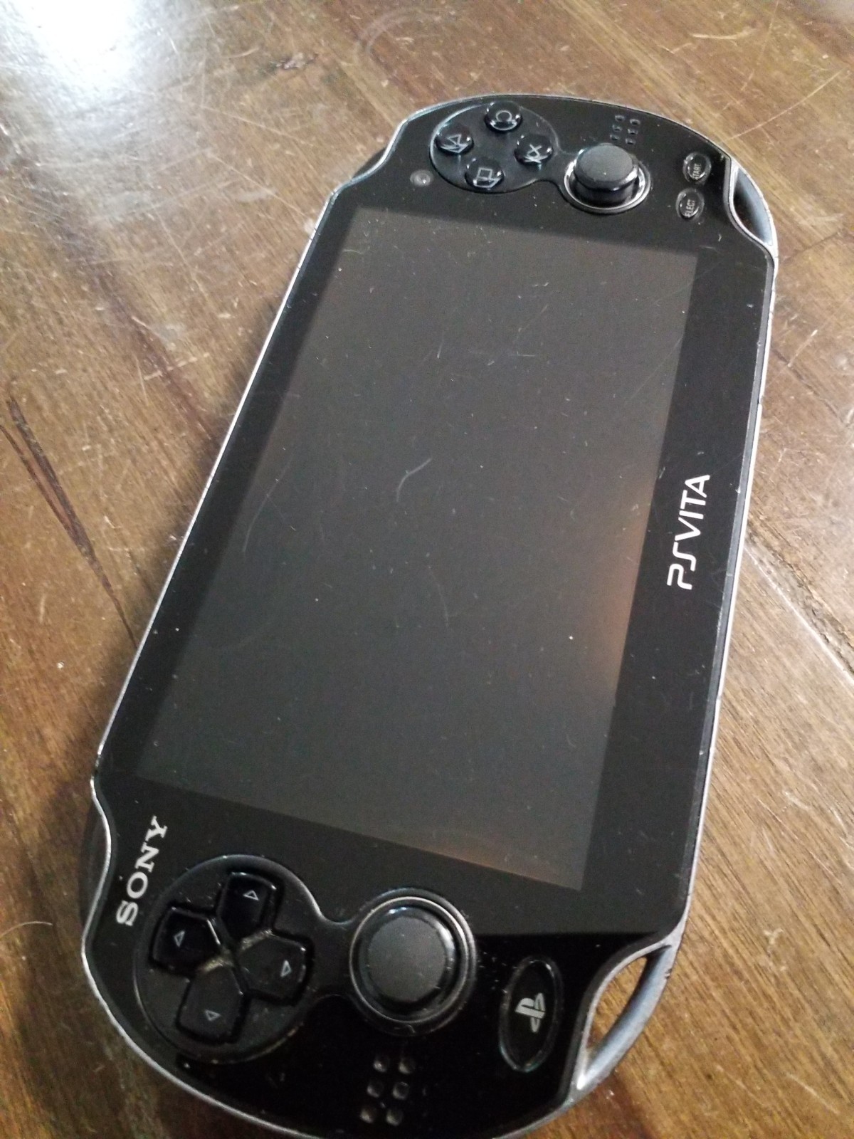 Sony PlayStation Vita PS Vita PCH-1001 OLED Console Black AS-IS FOR REPAIR ONLY