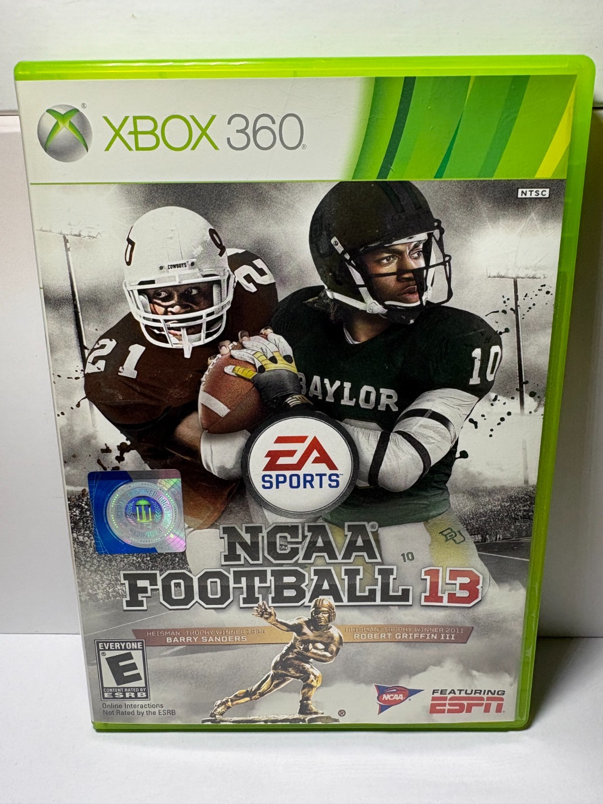 ncaa football 13 xbox 360 Case and Disc, GA tracked shipping