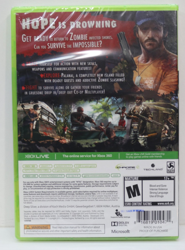 Dead Island Riptide Microsoft Xbox 360