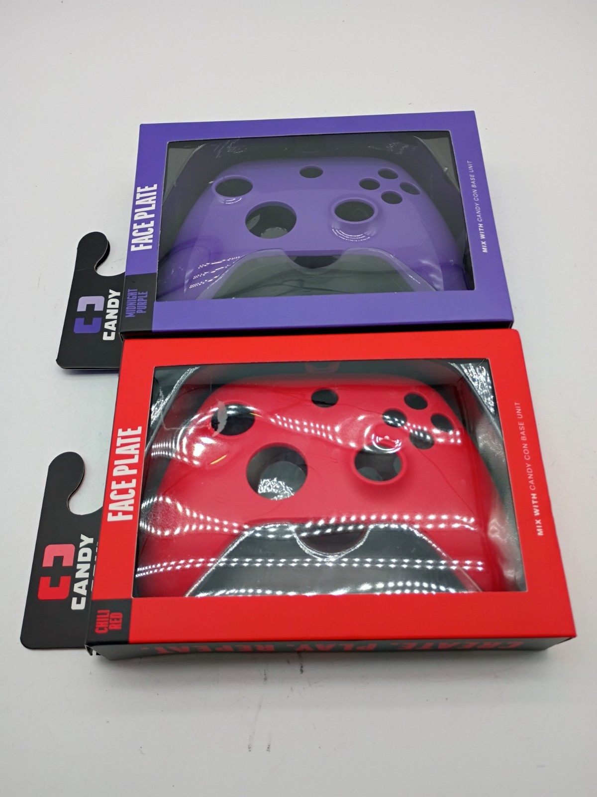 CANDY CON Face Plate Midnight Purple And Chili Red Controller Cover NEW Sealed