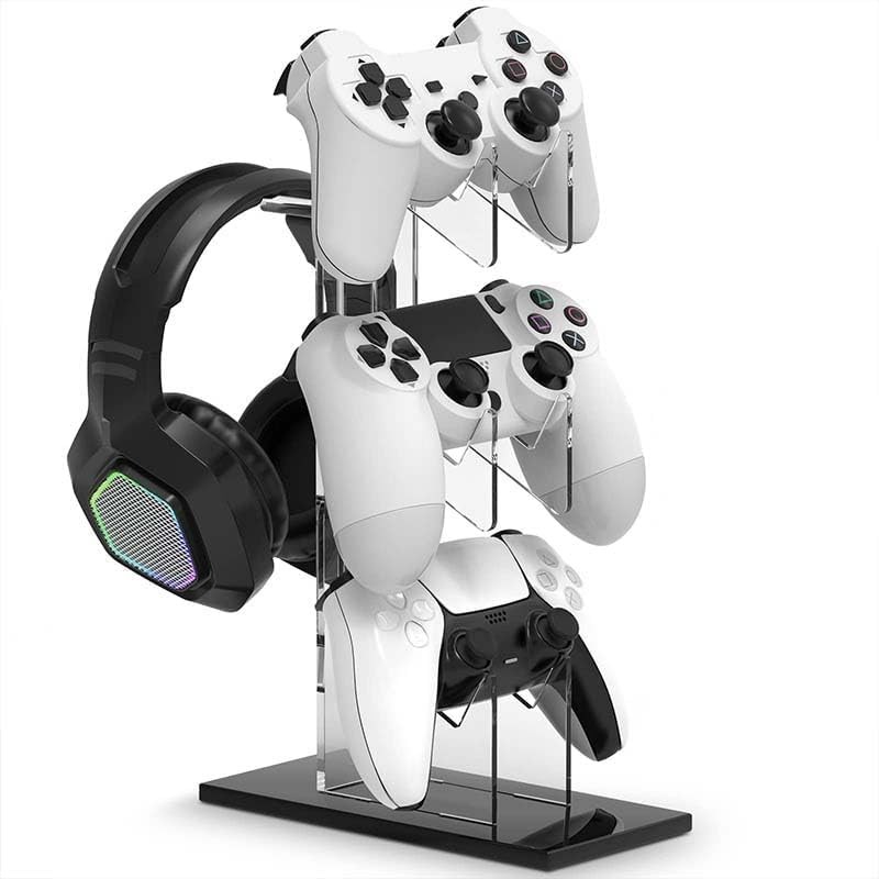 Game Controller Enhance Gaming with A 3 Tier Controller Holder Headset Stand