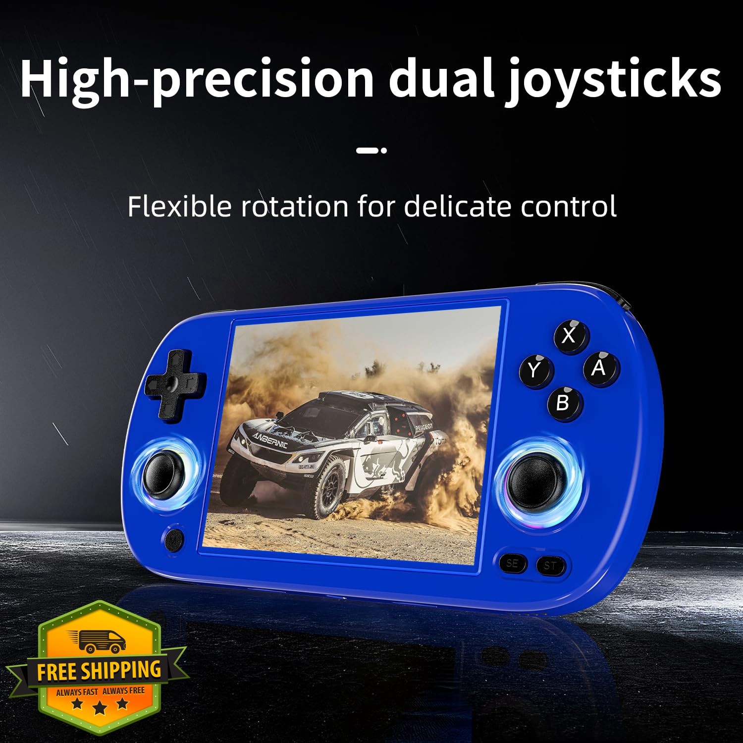 Ayhgicxt RG40XXH Retro Handheld Blue 64GB