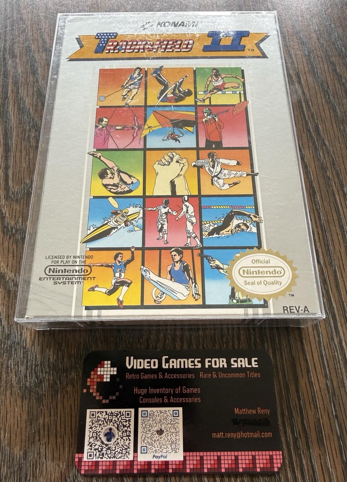 Track & Field II 2 Complete in Box CIB! (Nintendo, NES 1989) Combine Shipping🔥