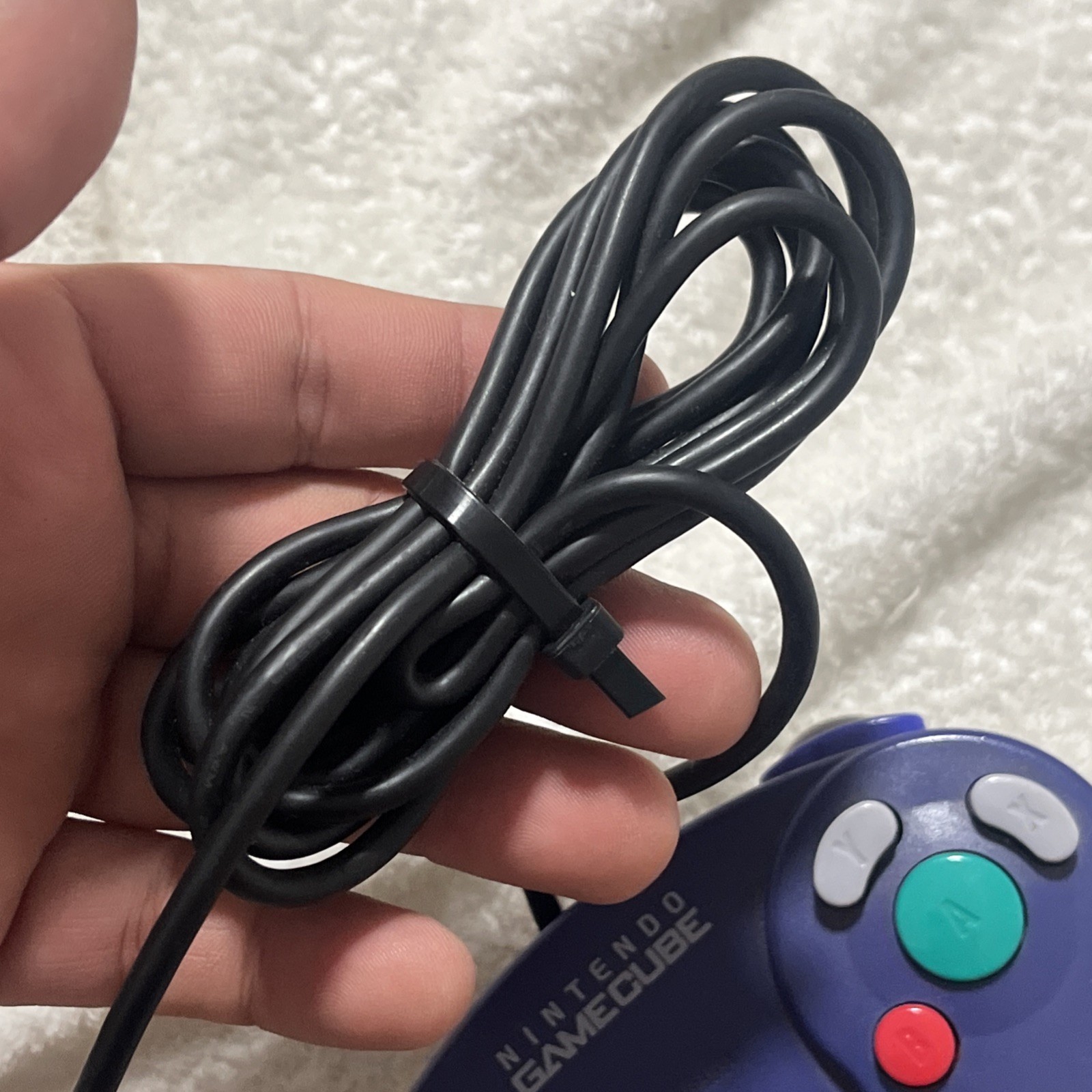Nintendo GameCube Controller Indigo And Clear Purple (DOL-003) – Authentic