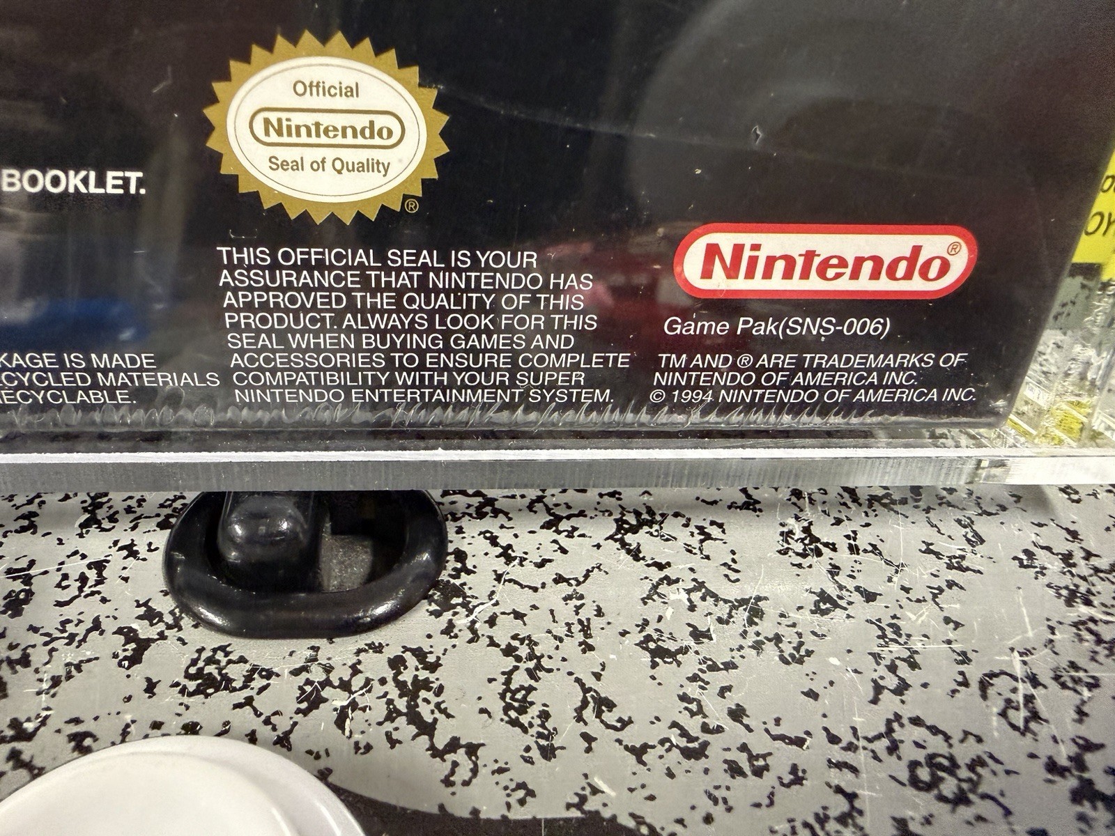 1994 SNES Super Metroid Phantoon Screenshot Early Production VGA 80 NM Sealed