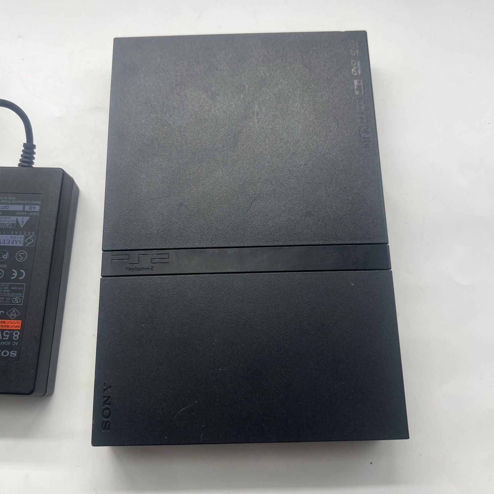 Sony PlayStation 2 PS2 Slim SCPH-75001 Console System OEM Bundle – Tested