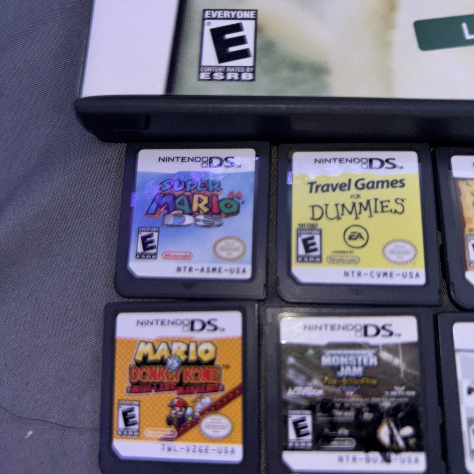 Nintendo DS/GBA Game 14 game lot (Nintendogs, mariokart, meteos,super mario64)