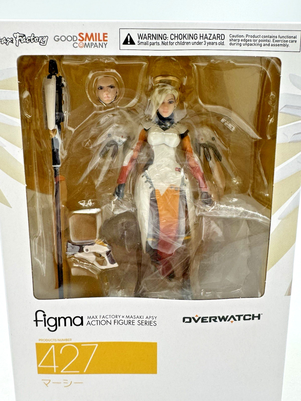 FIGMA 427 MERCY OVERWATCH ACTION FIGURE GOOD SMILE BLIZZARD MAX FACTORY NISB NEW