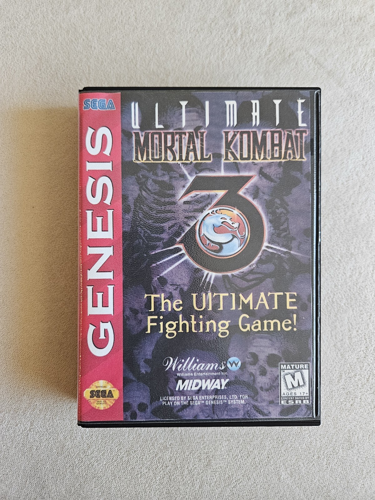ULTIMATE MORTAL KOMBAT 3 SEGA GENESIS COMPLETE IN BOX READ DESCRIPTION