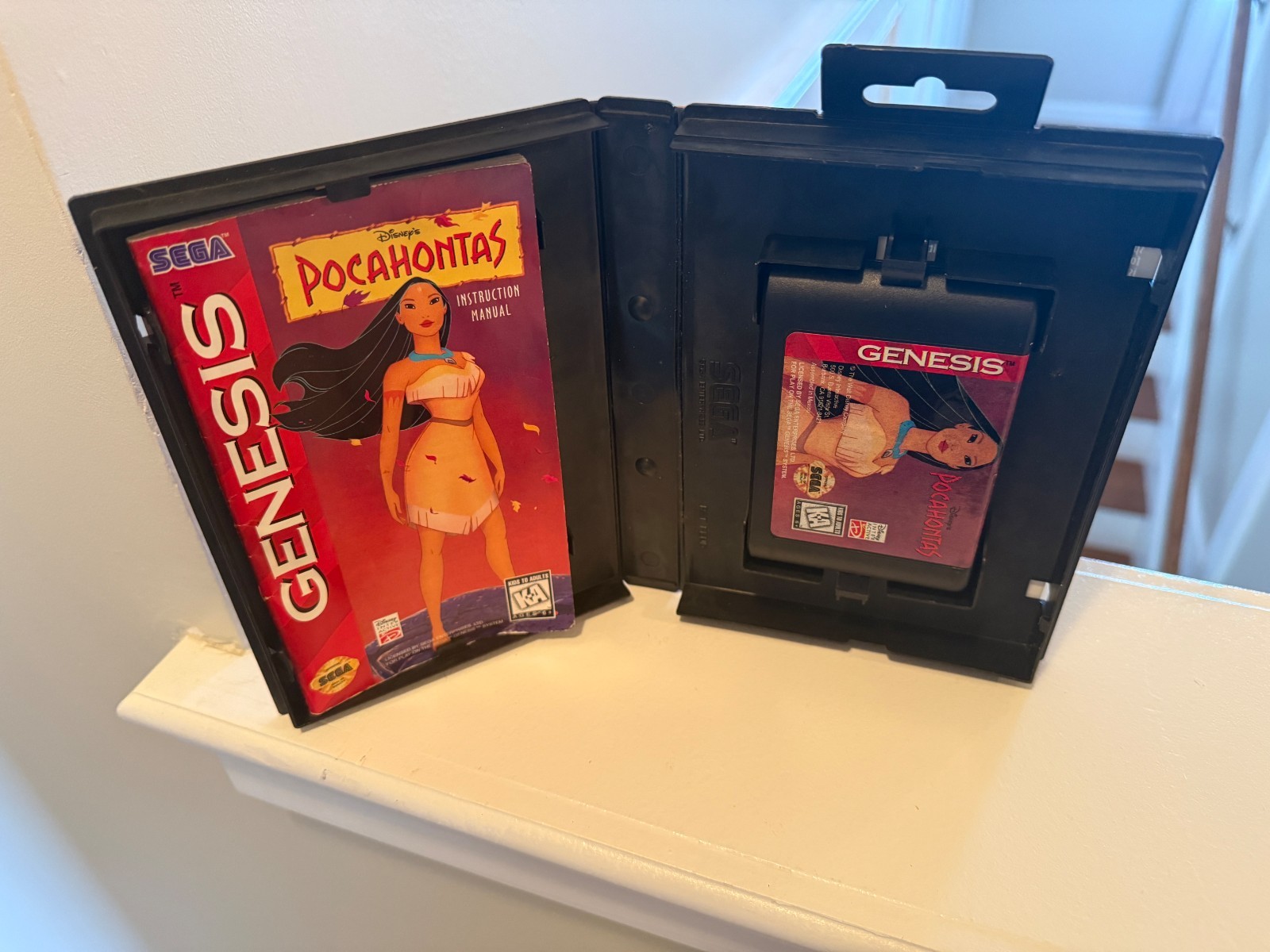 Disney’s Pocahontas (Sega Genesis, 1996) Complete W/ Manual Tested Working