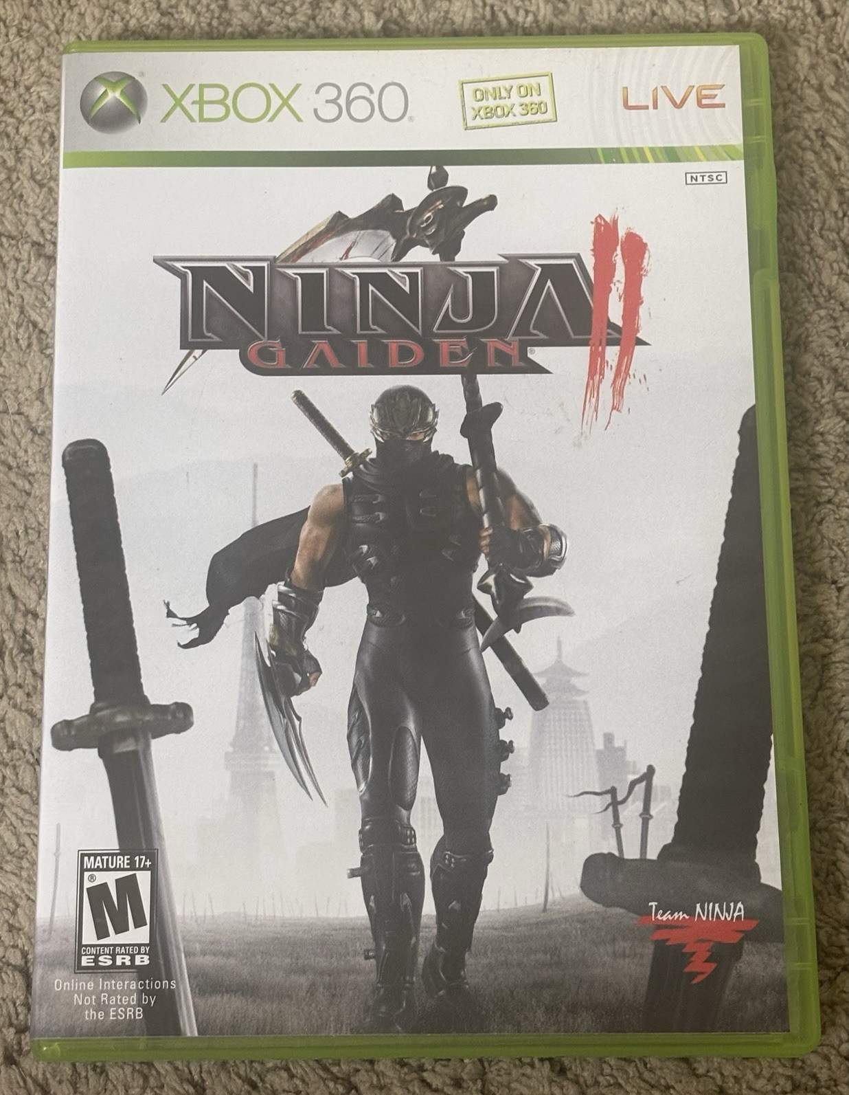 Ninja Gaiden II Ninja Gaiden Series Microsoft Xbox 360 Game M NTSC-U/C