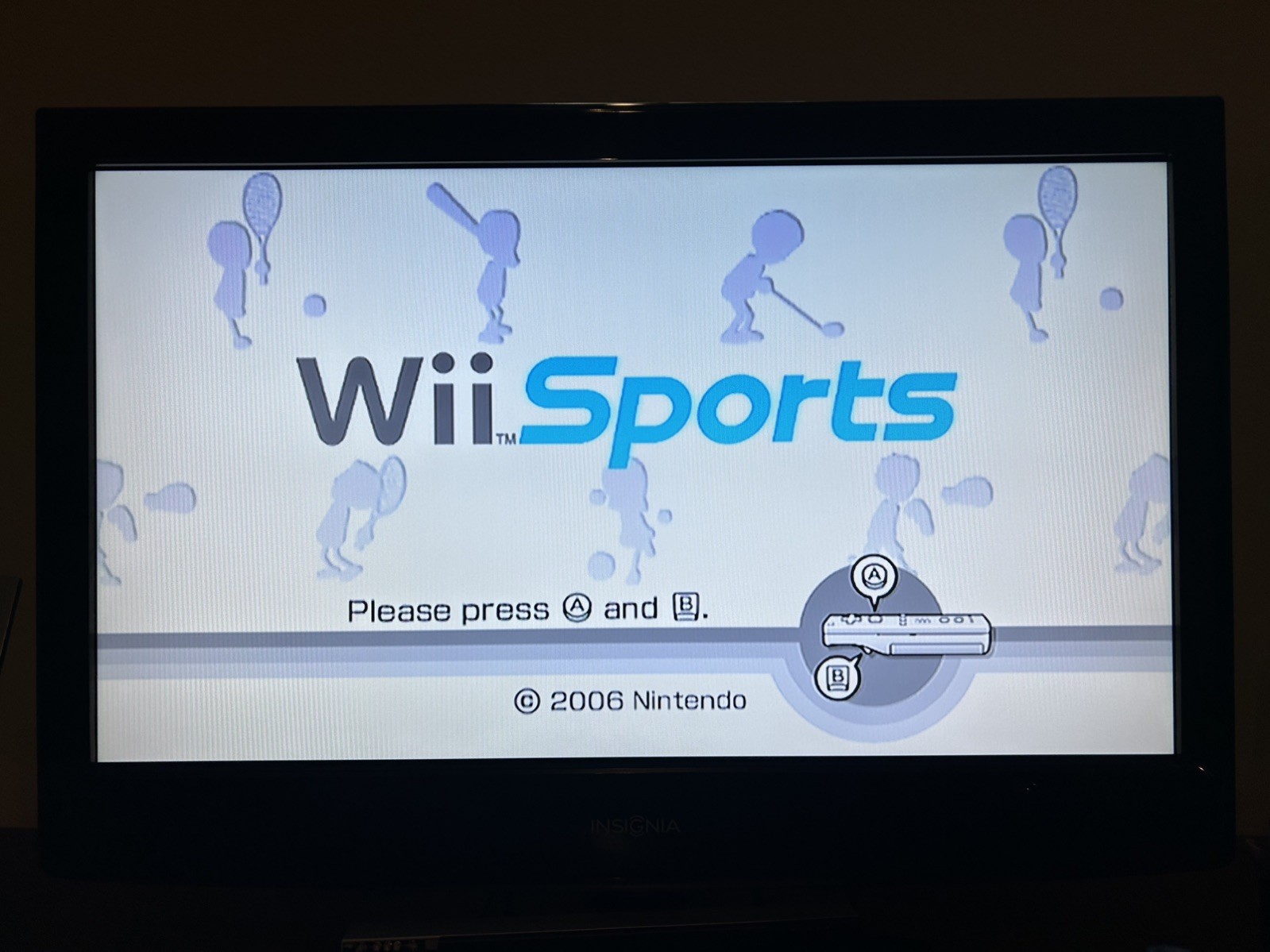 Nintendo Wii Console RVL 001 Lot 2 Wii Remotes, Wires, Wii Sports & More